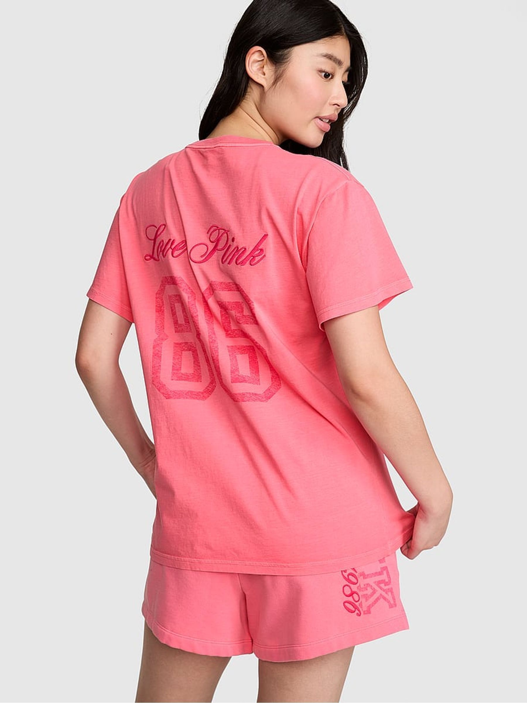 Vivid Pink Graphic T-Shirt - Image 2 of 2