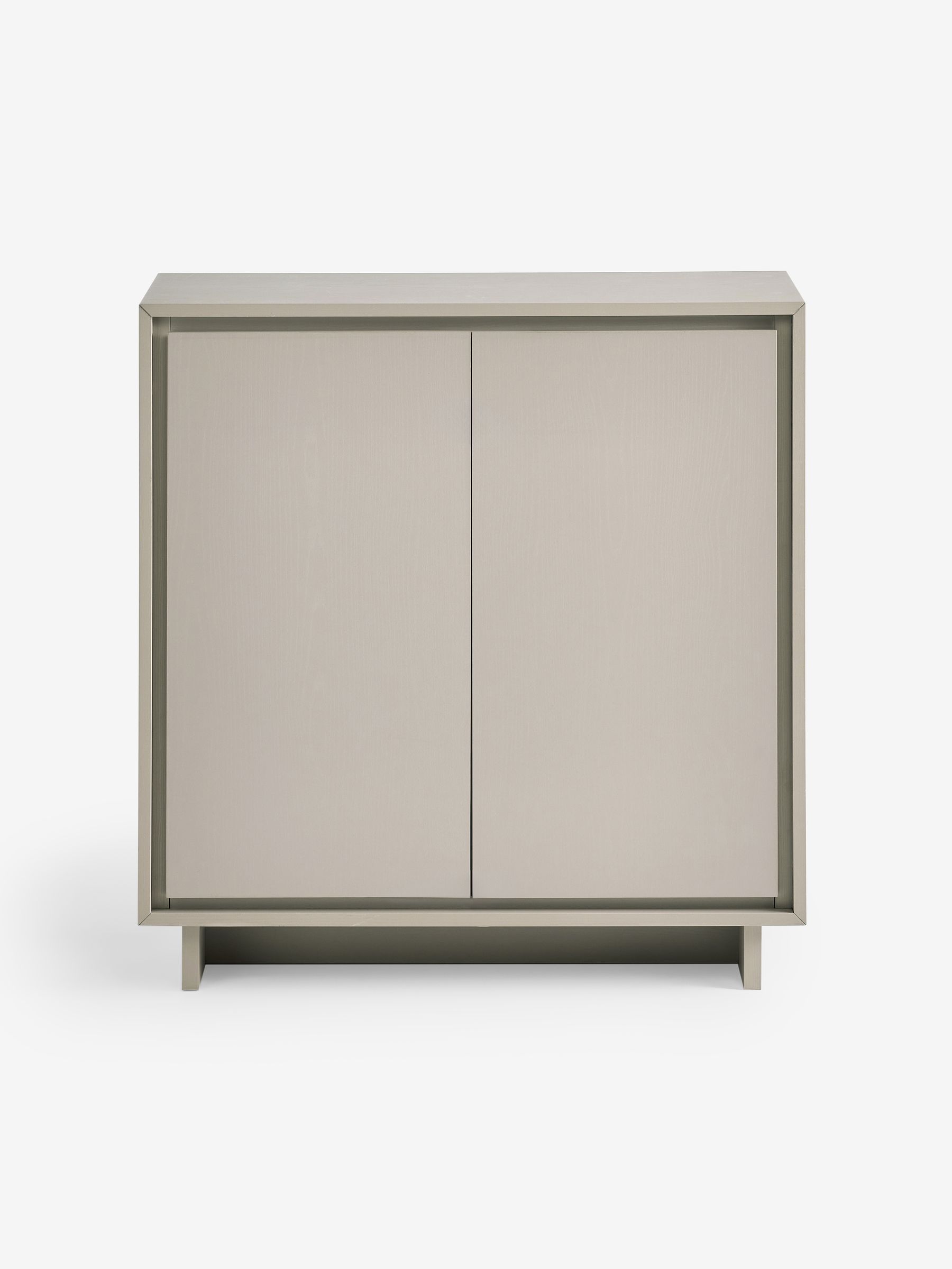 Kaci Tall Sideboard in Natural Greige Wood Effect - Image 1 of 2