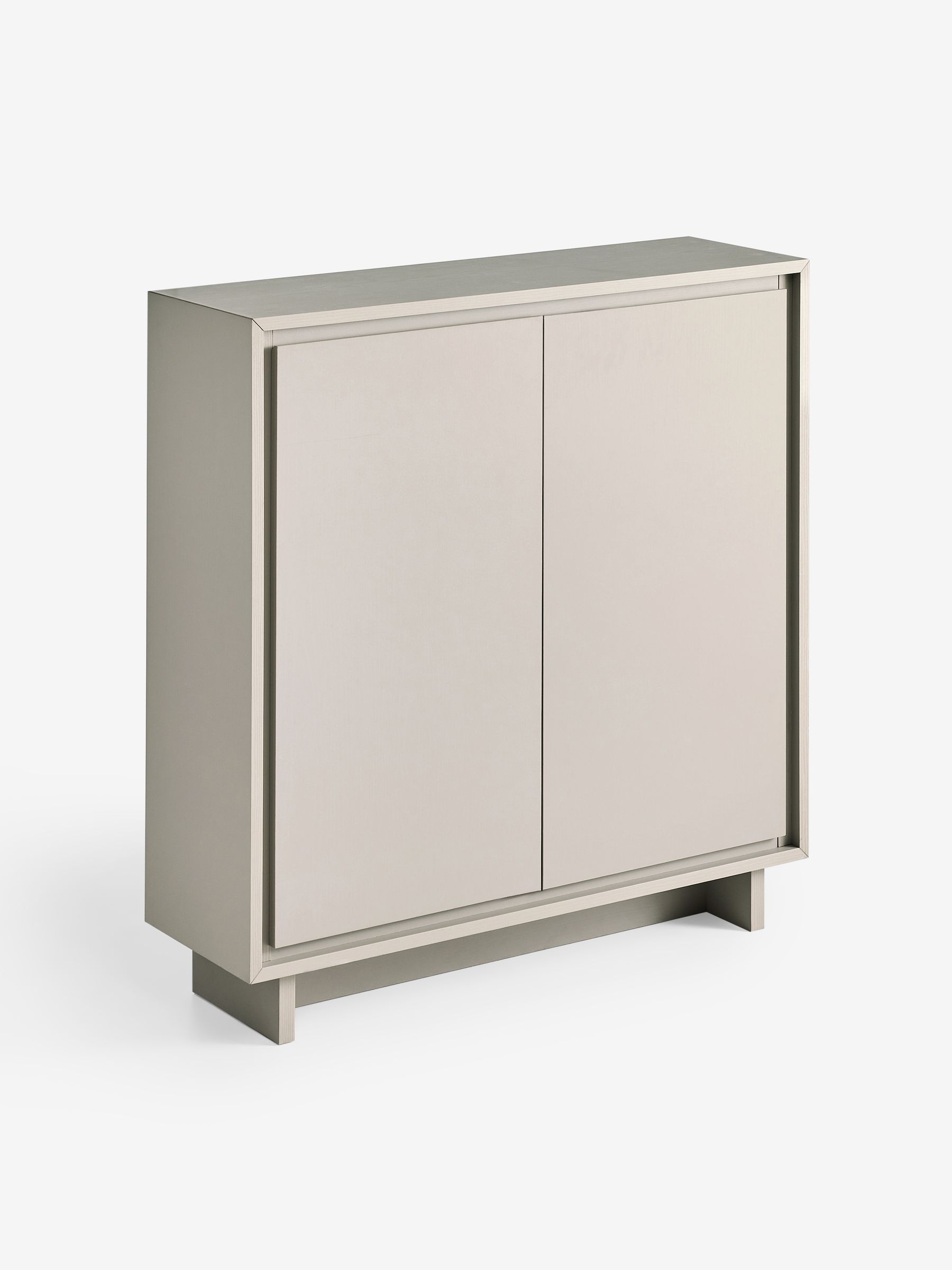 Kaci Tall Sideboard in Natural Greige Wood Effect - Image 2 of 2