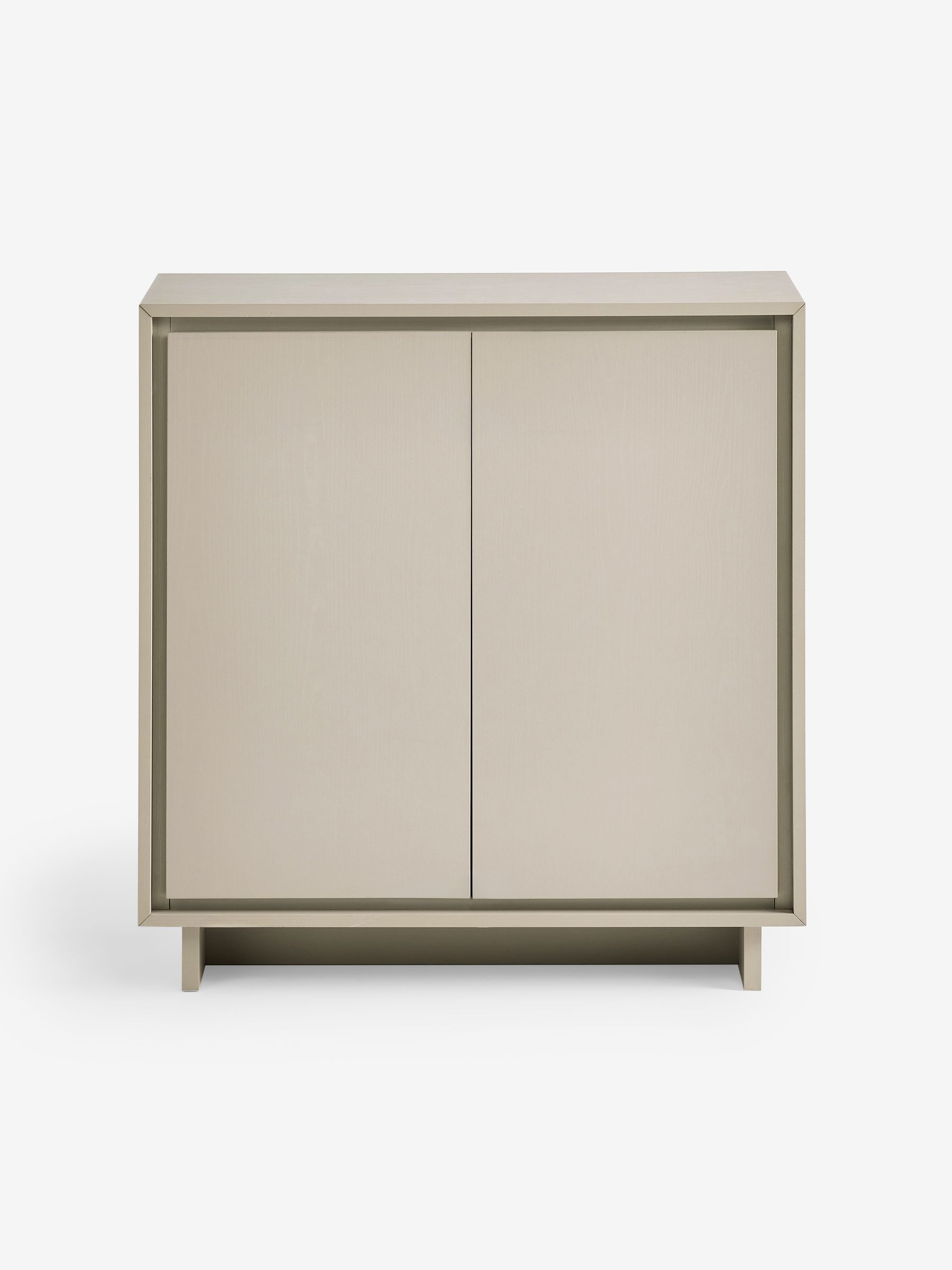 Kaci Tall Sideboard in Natural Greige Wood Effect - Image 4 of 5