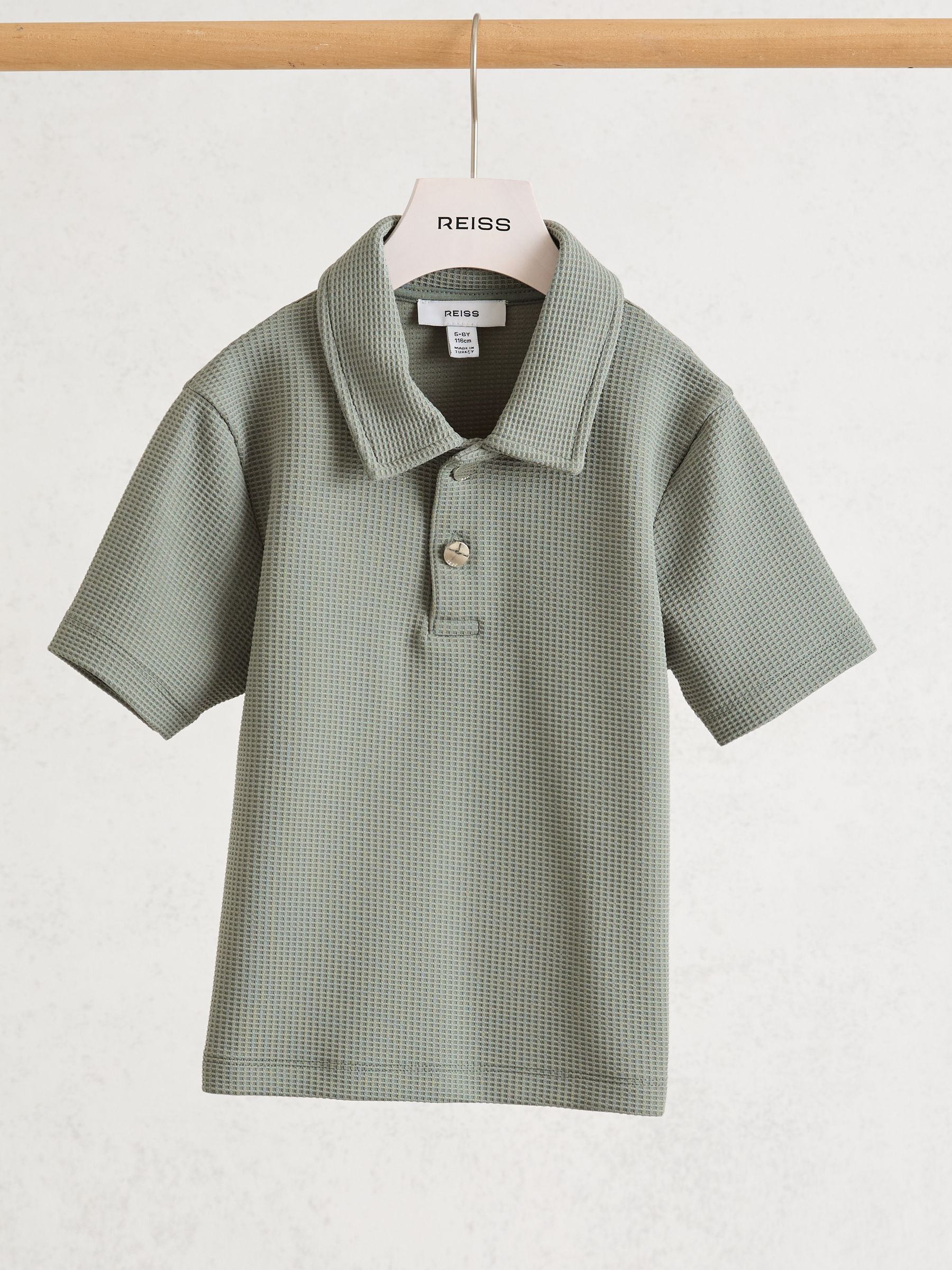 Polo Shirts in Sage - Image 1 of 3