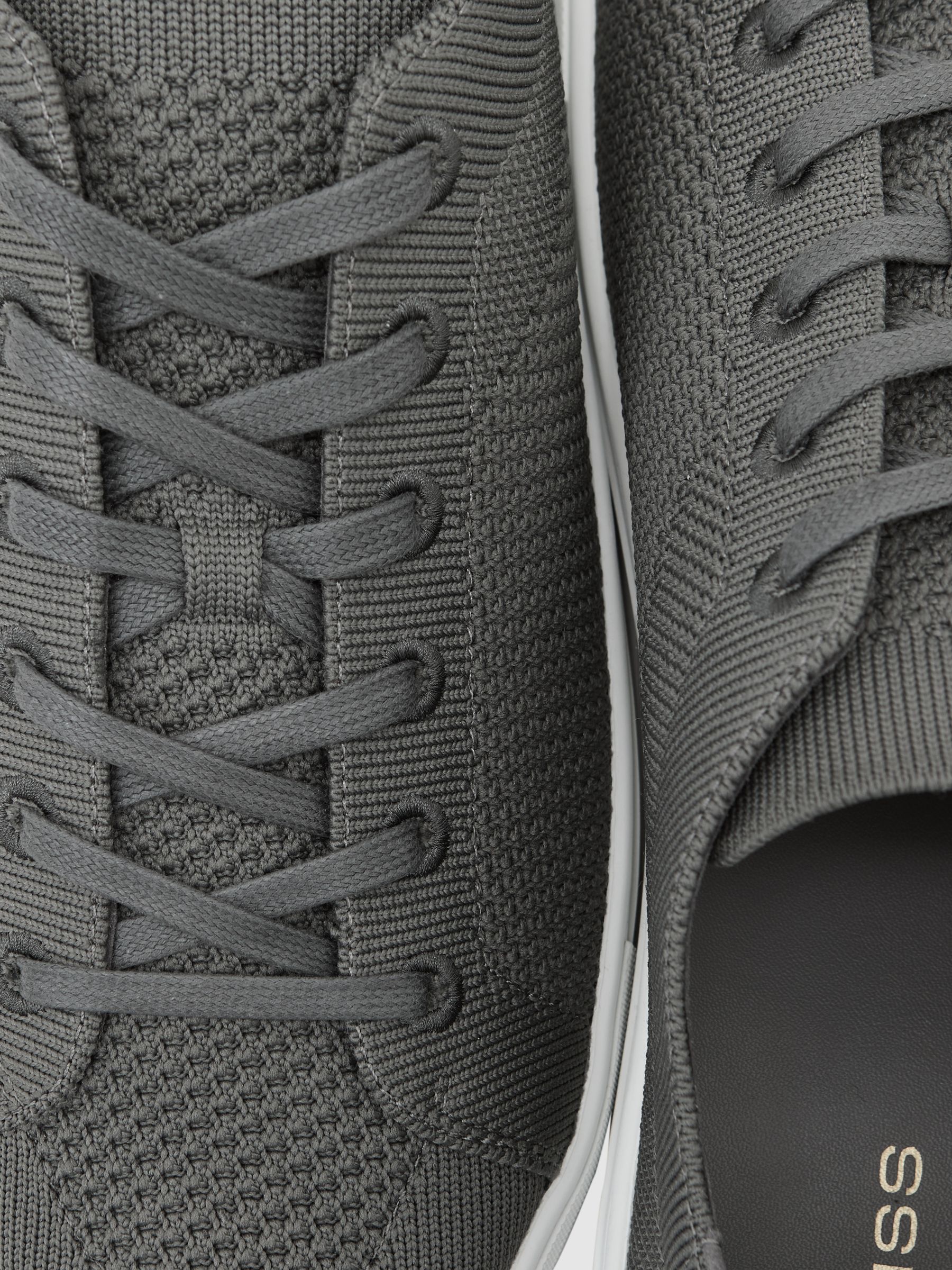 Knitted Low-Top Trainers in Grey - image 2