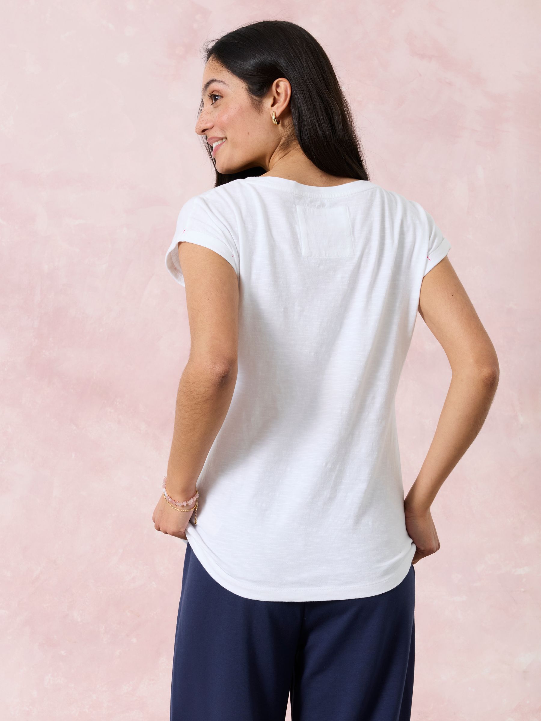 Ivy White Pulse Graphic T Shirt - Image 2 of 5