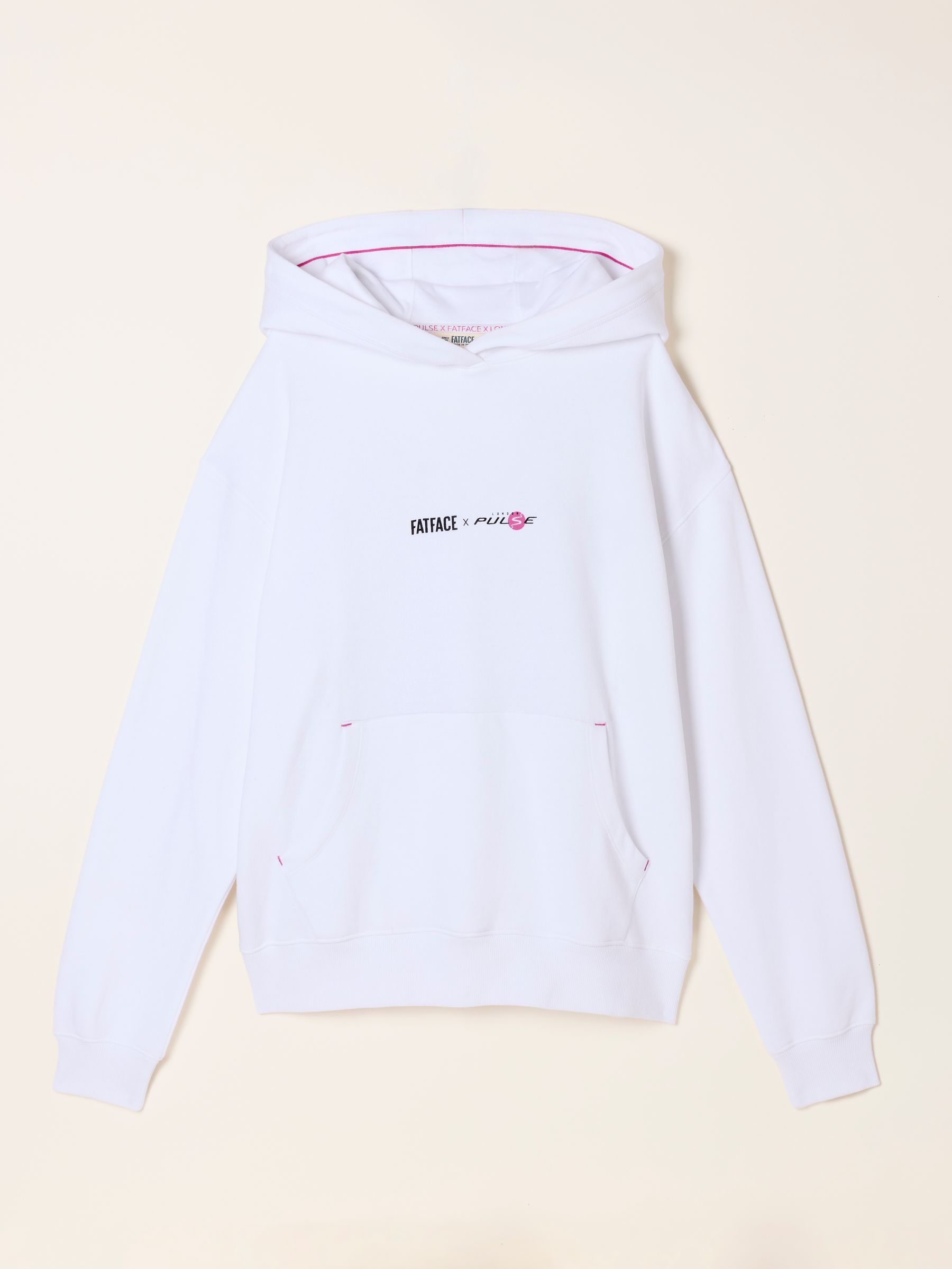 Izzy White Pulse Graphic Overhead Hoodie - Image 5 of 6