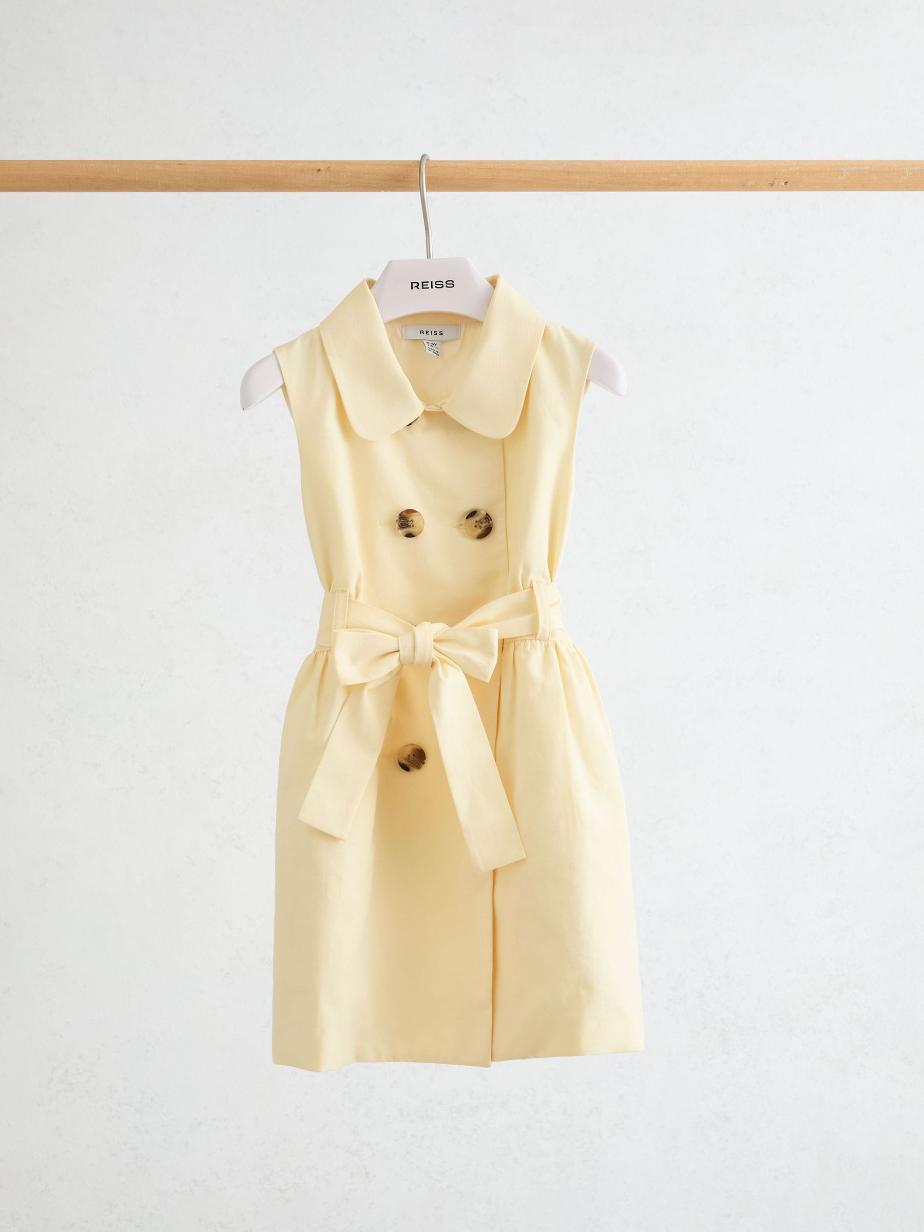 3-9 yrs Dress in Lemon Yellow - Image 2 of 3