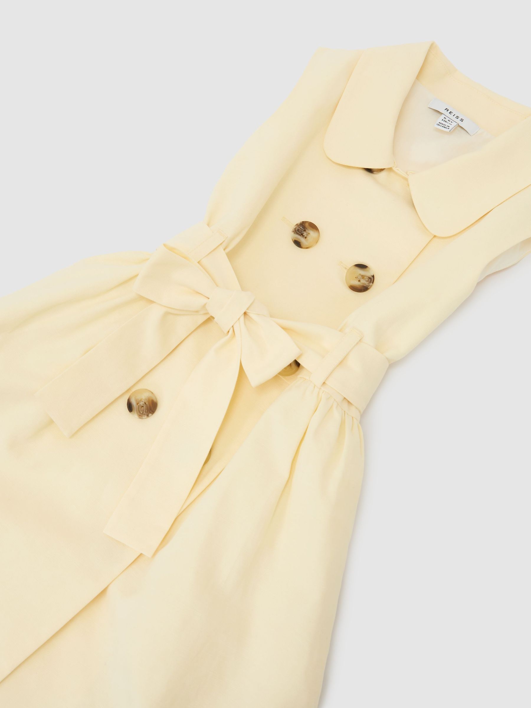 3-9 yrs Dress in Lemon Yellow - Image 3 of 3