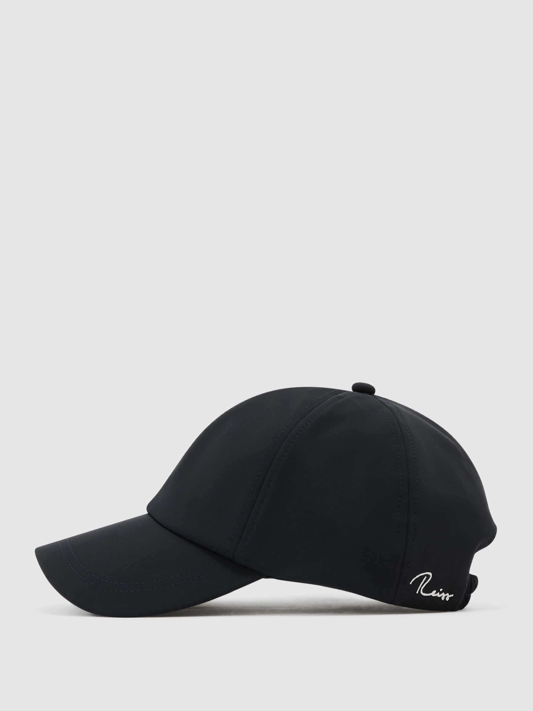 Technical Logo-Embroidered Baseball Hat in Navy - Image 2 of 4