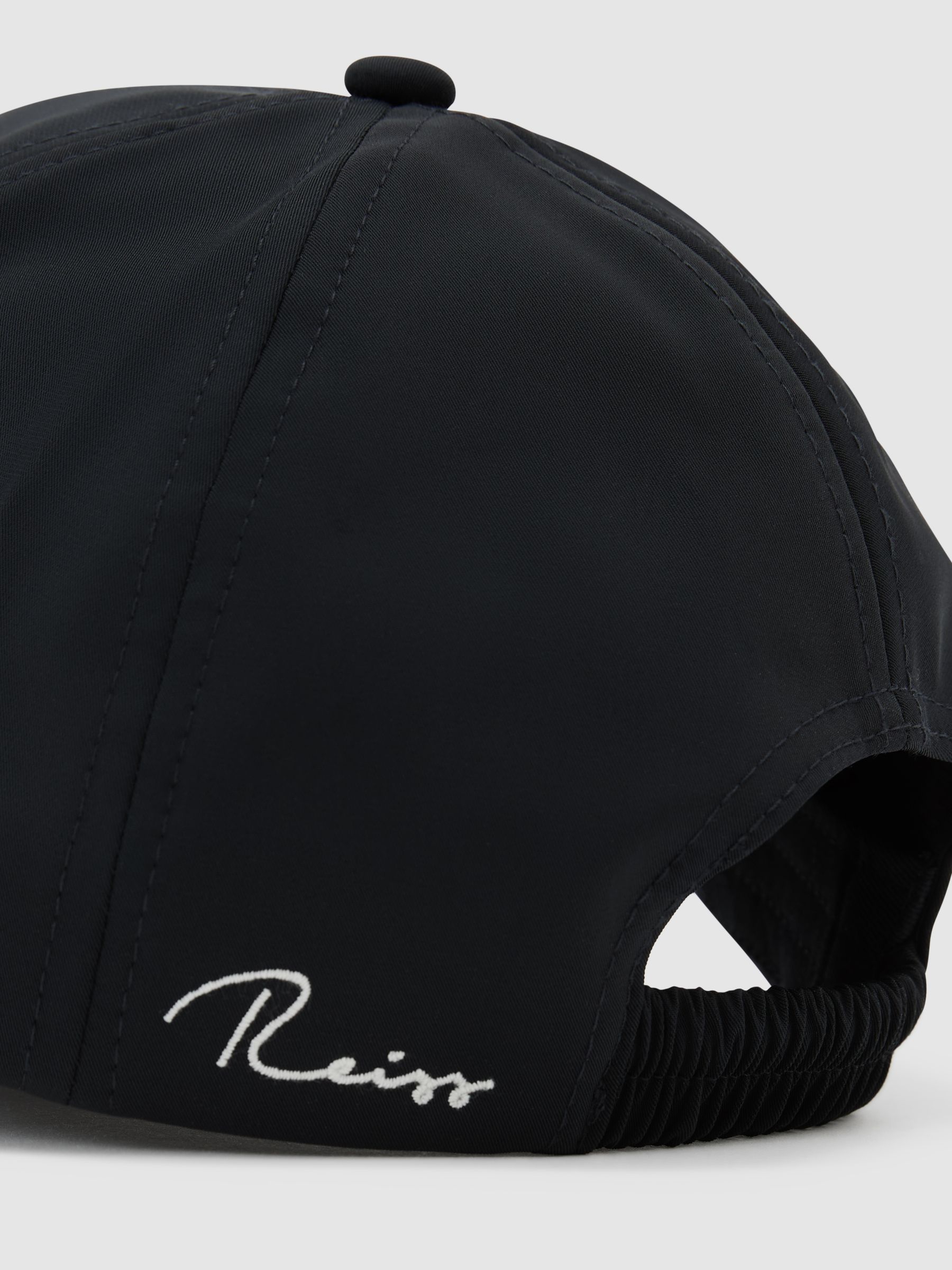 Technical Logo-Embroidered Baseball Hat in Navy - Image 4 of 4