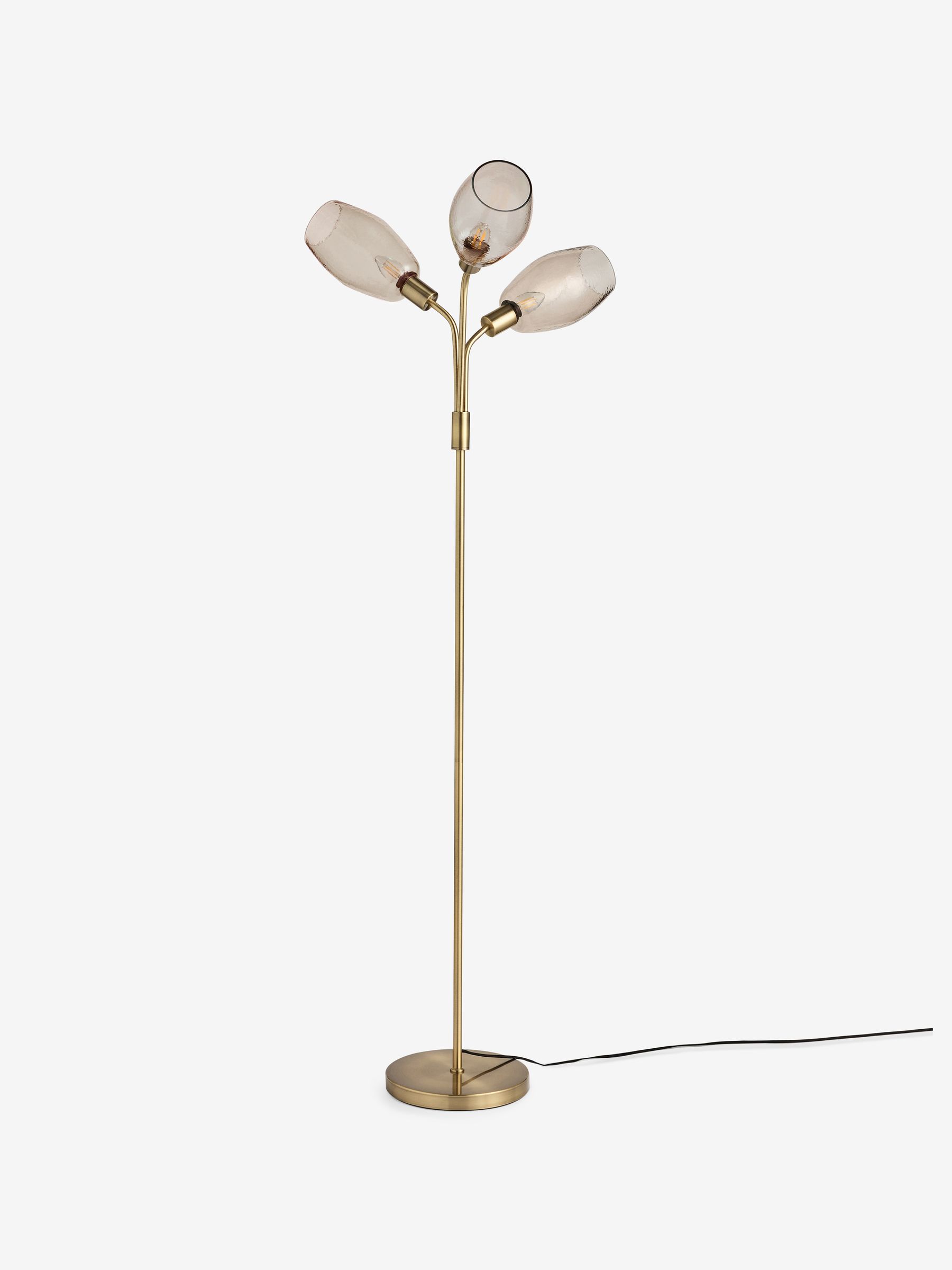 Isla Floor Lamp in Brass/Brown - Image 3 of 5