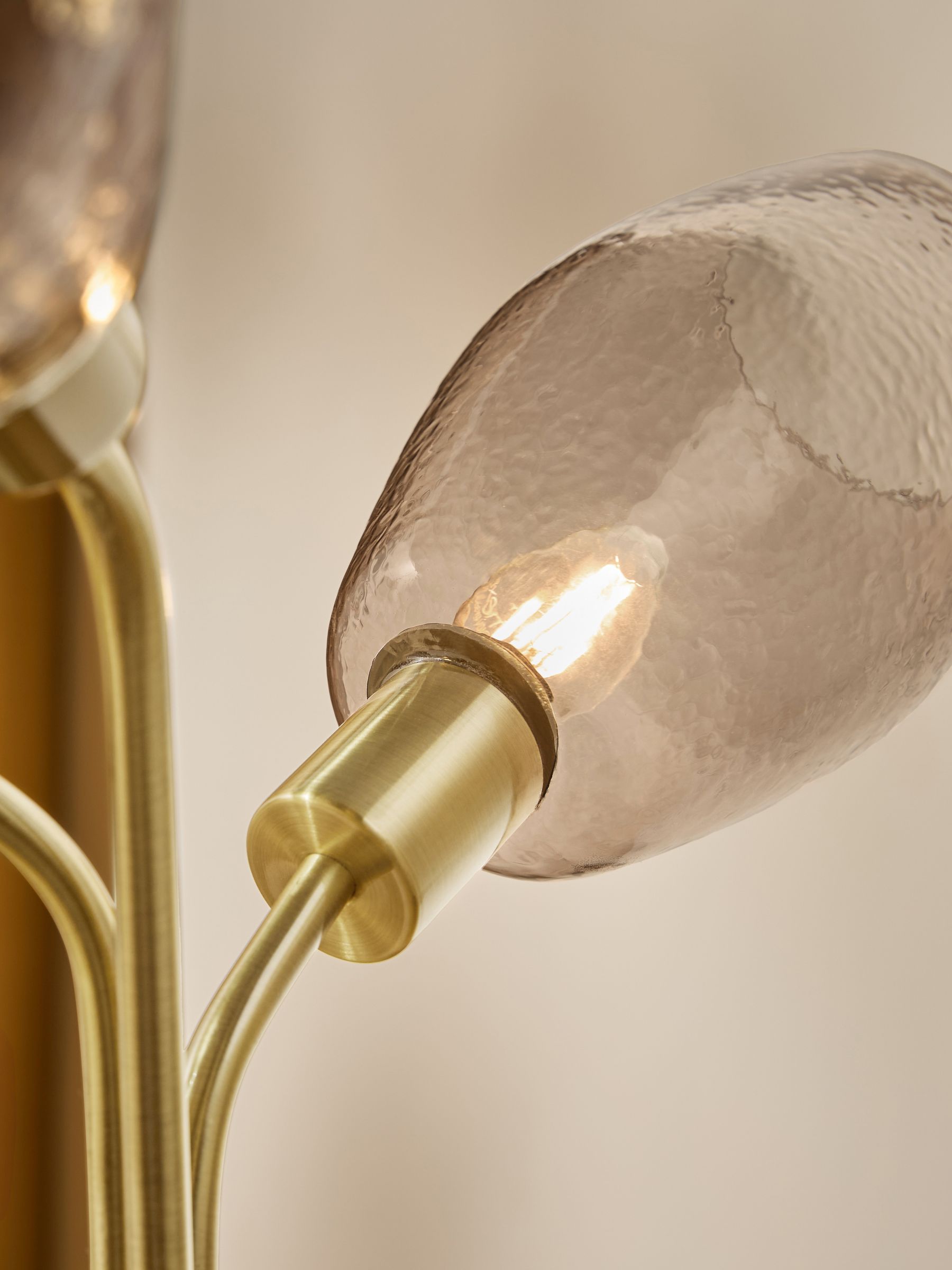 Isla Floor Lamp in Brass/Brown - Image 5 of 5