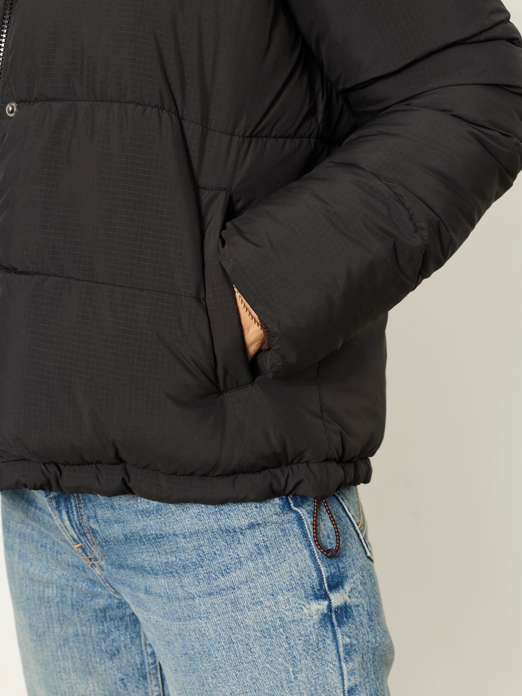 Carly Black Short Puffer Jacket - Image 5 of 6