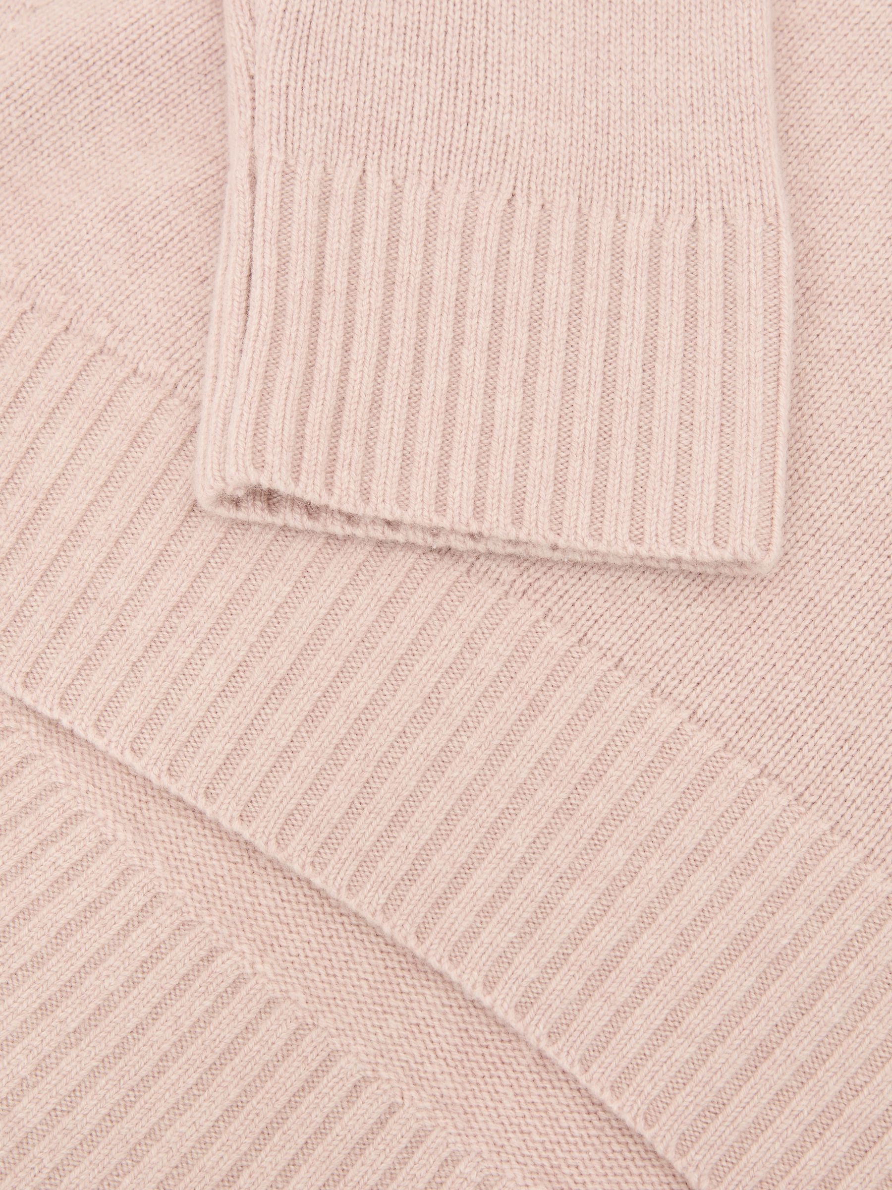 Wool-Cashmere Crew-Neck Jumper in Blush - Image 8 of 8