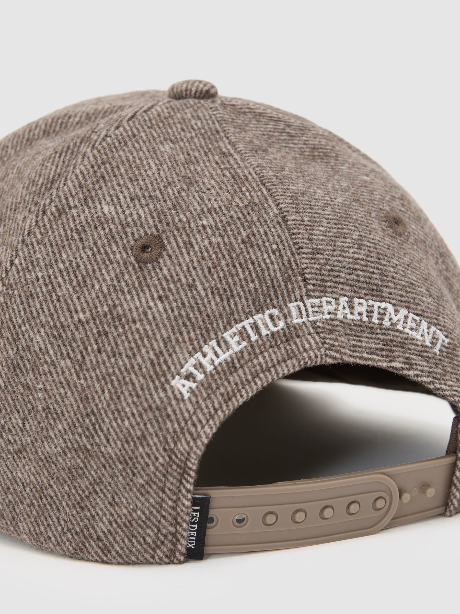 Wool Baseball Cap in Mountain Grey Melange - صورة 3 من 4