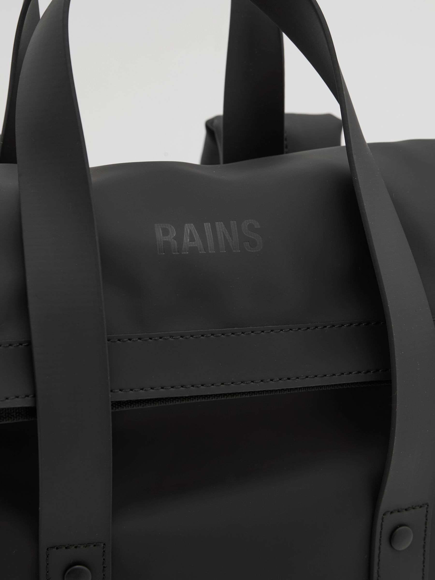 Rains 2-Way Mini Tote Backpack in Black - Image 4 of 4