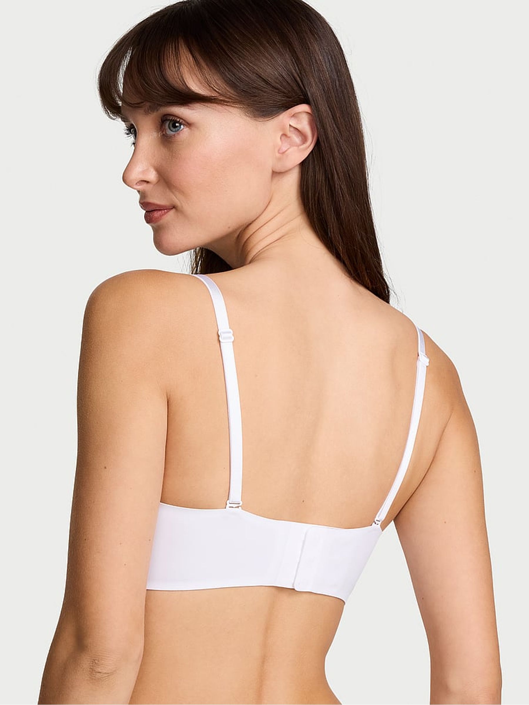 White Add 2 Cups Push Up Bombshell Strapless Bra - Image 2 of 3