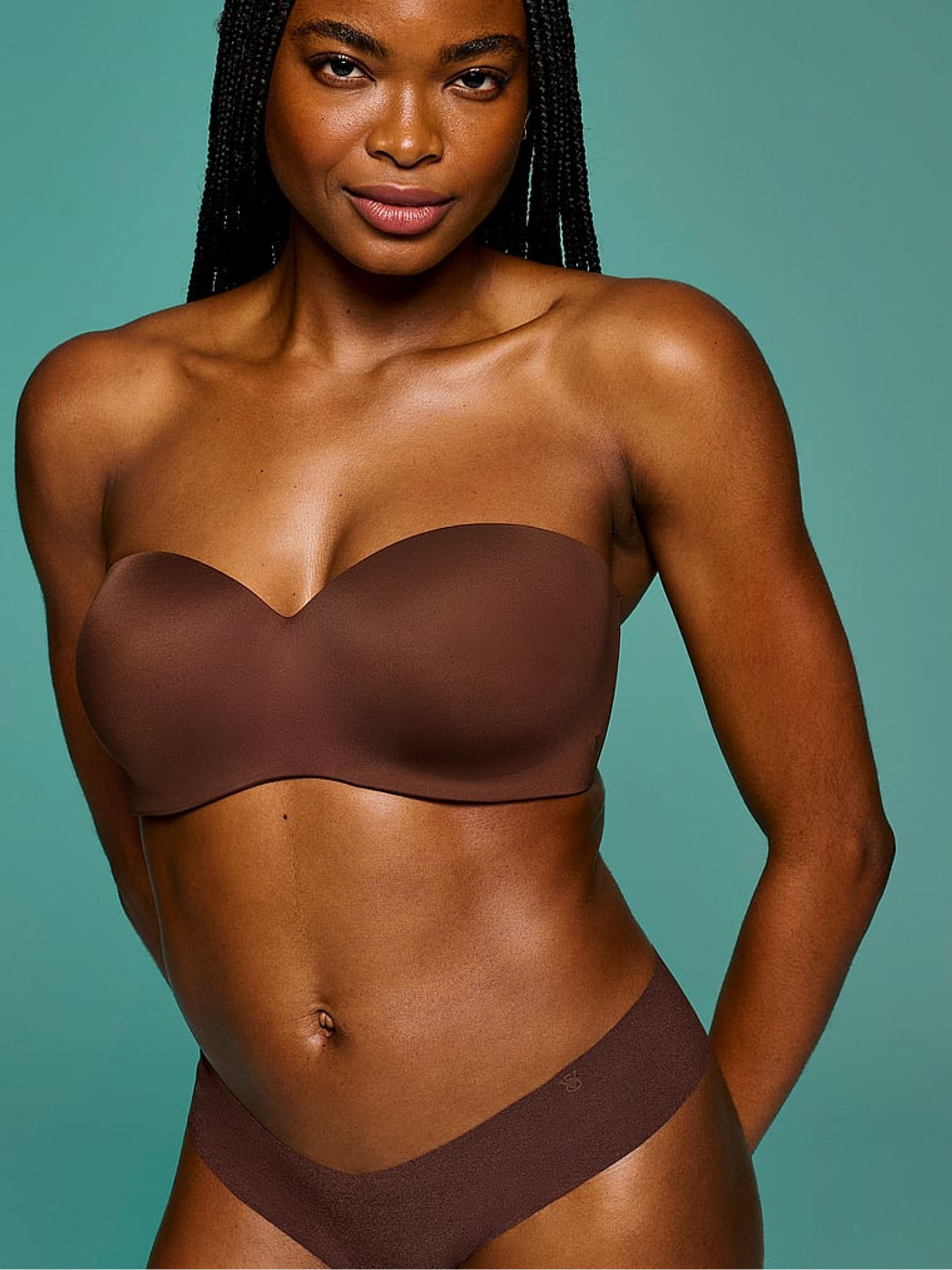 Ganache Brown Lightly Lined Strapless Multiway Sweetheart Bra - Image 1 of 3 Ganache Brown Lightly Lined Strapless Multiway Sweetheart Bra - Image 1 of 3