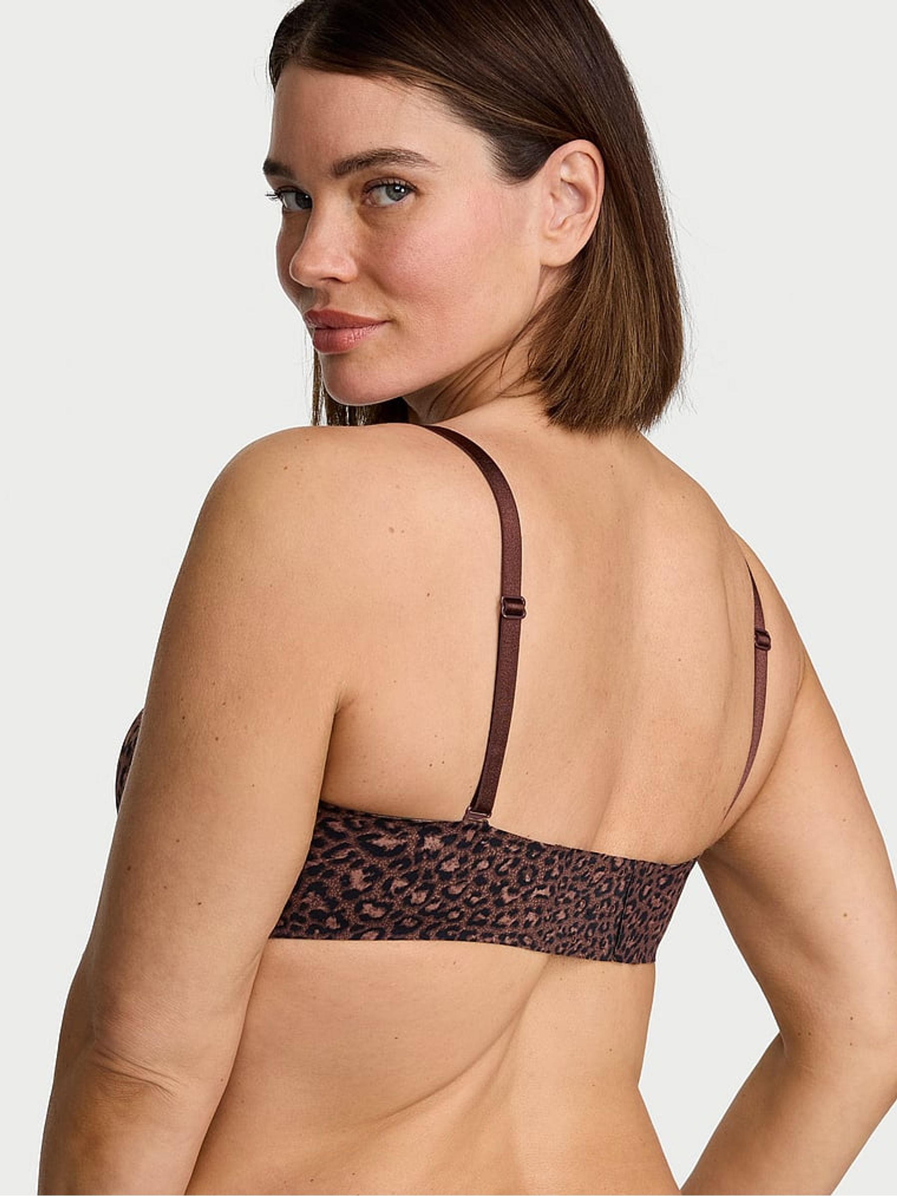 Leopard Brown Strapless Multiway Push Up Bra - Image 2 of 3