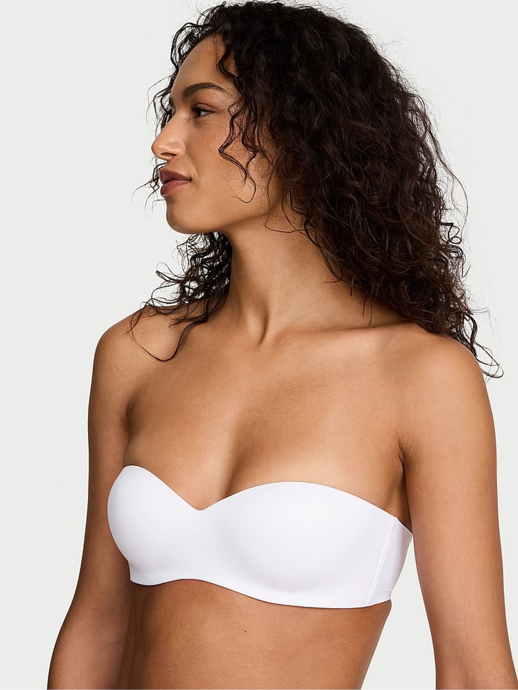 White Lightly Lined Strapless Multiway Sweetheart Bra - Image 1 of 2
