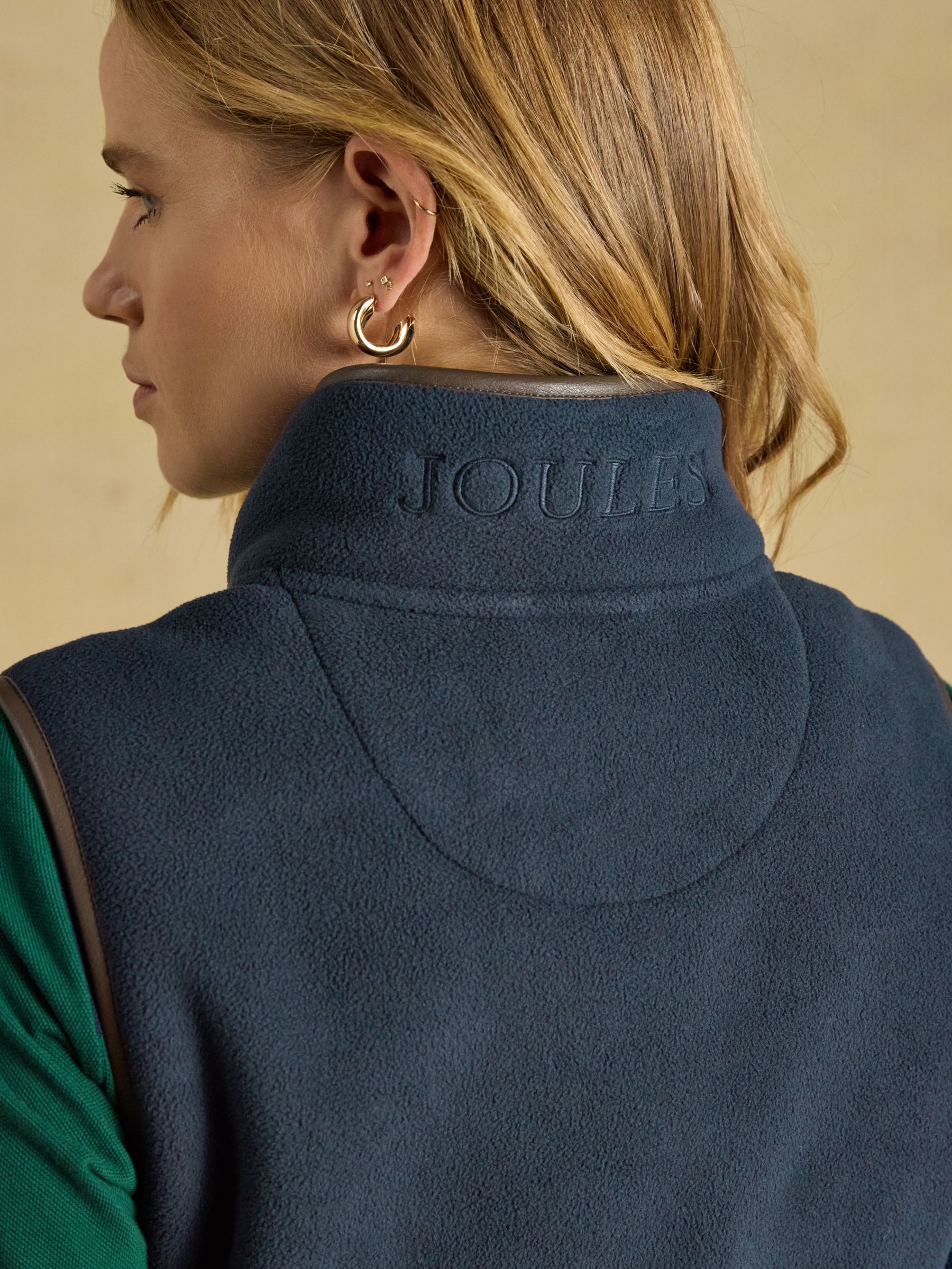Official Burghley Navy Heritage Fleece Gilet - Image 11 of 14
