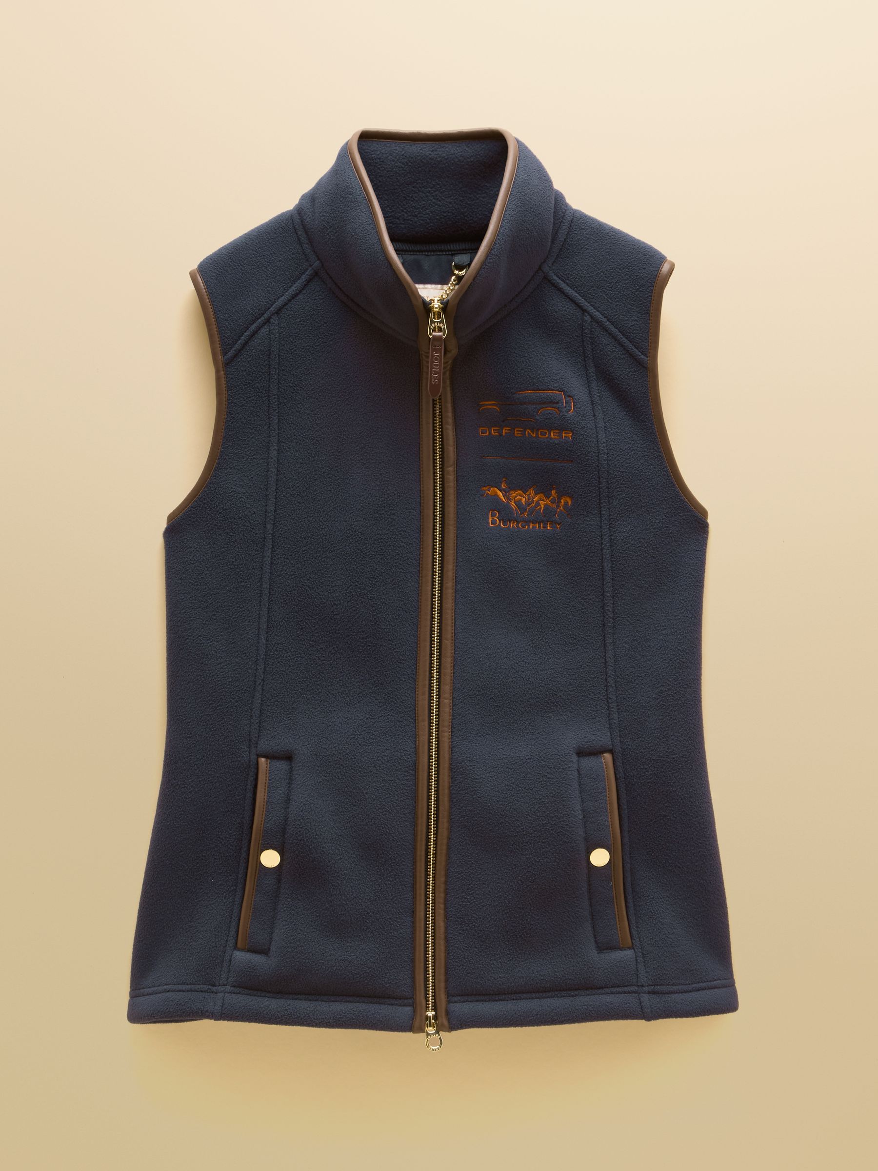 Official Burghley Navy Heritage Fleece Gilet - Image 14 of 14
