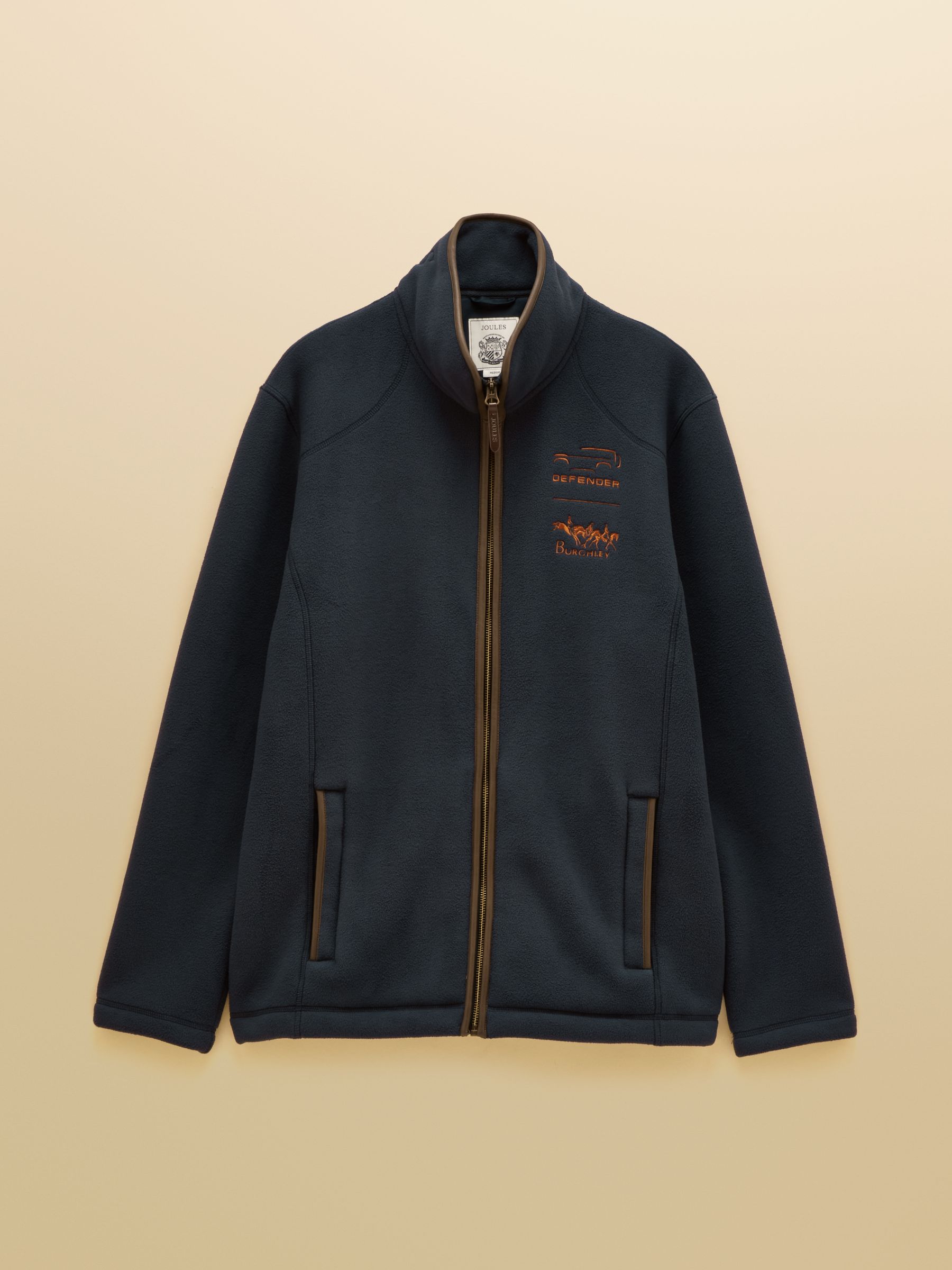 Official Burghley Navy Heritage Zip Through Fleece - Image 9 of 9