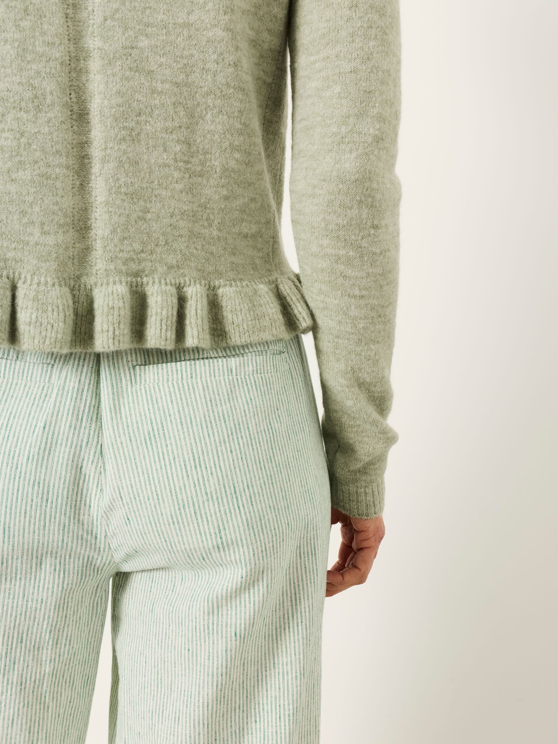 Fearne Green Frill Knitted Cardigan - Image 3 of 6