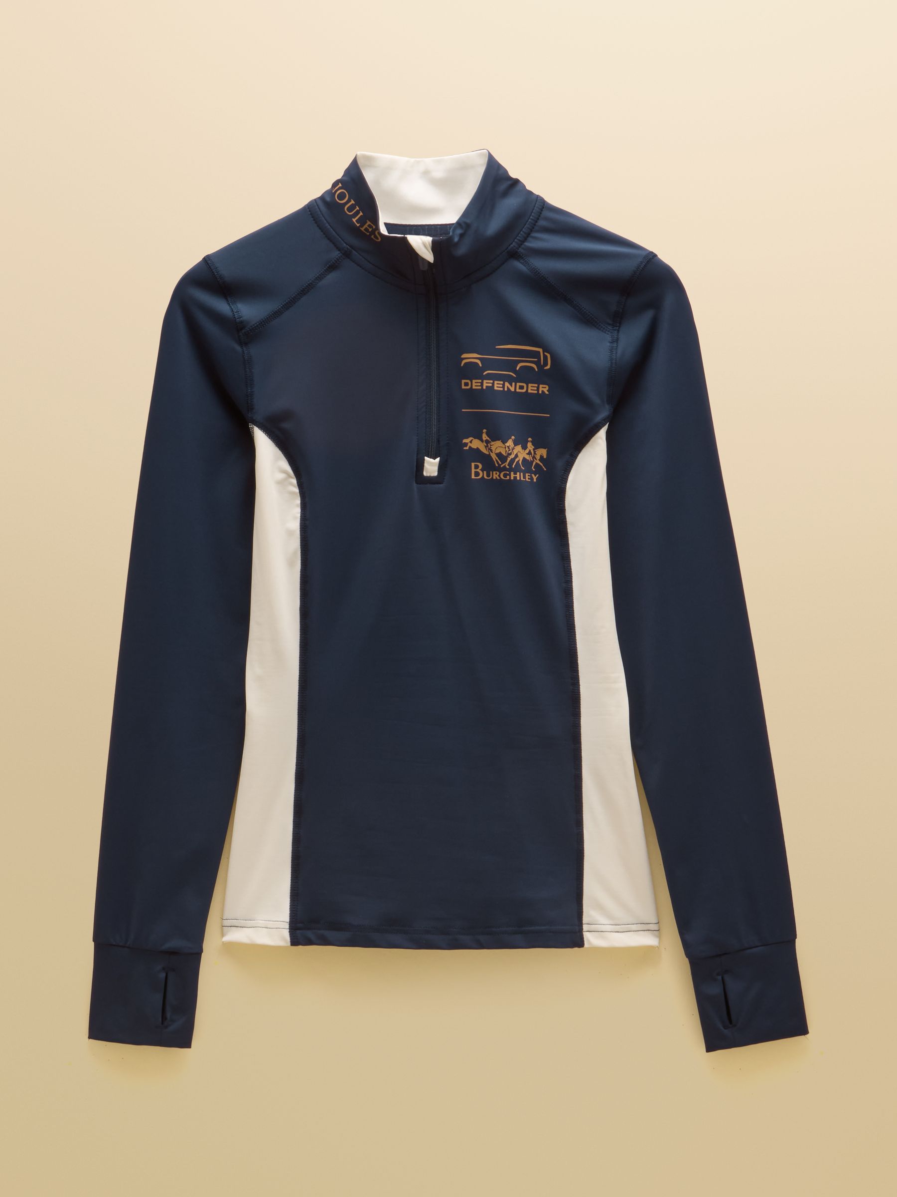 Official Burghley Navy Long Sleeve Active Top - Image 10 of 10