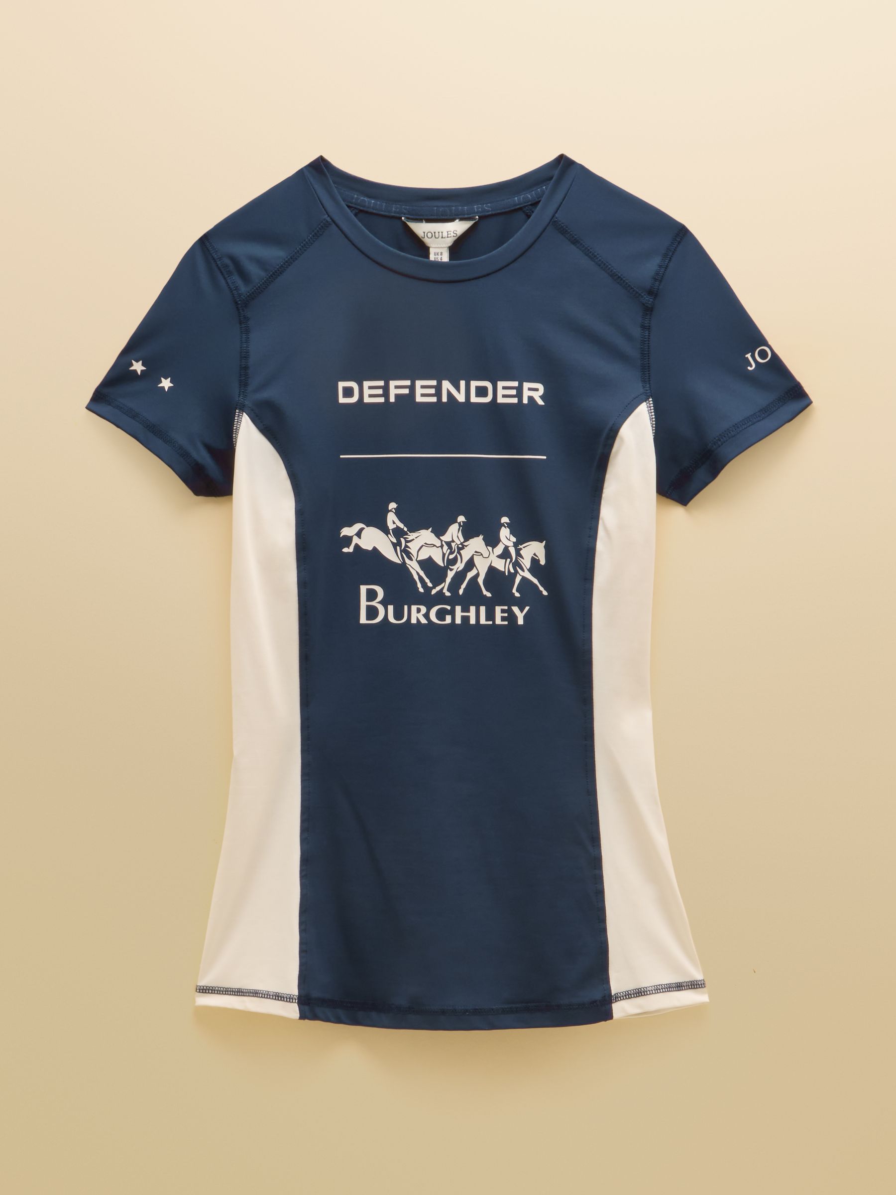 Official Burghley Navy Short Sleeve Active Top - Image 9 of 9