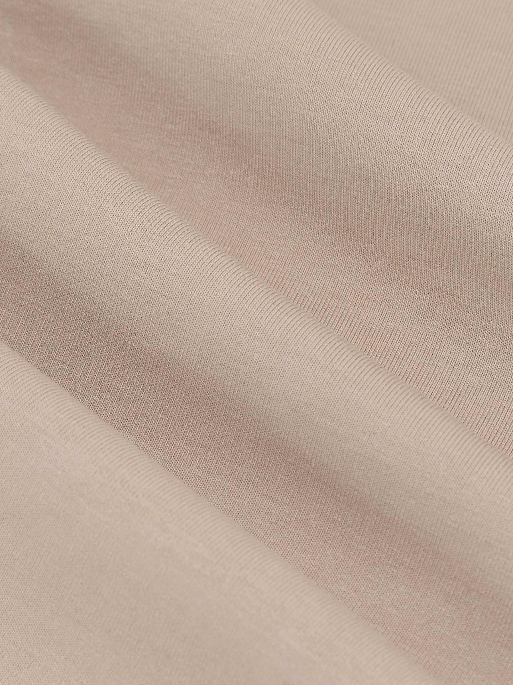 Premium Interlock Crew-Neck T-Shirt in Stone - Image 4 of 4