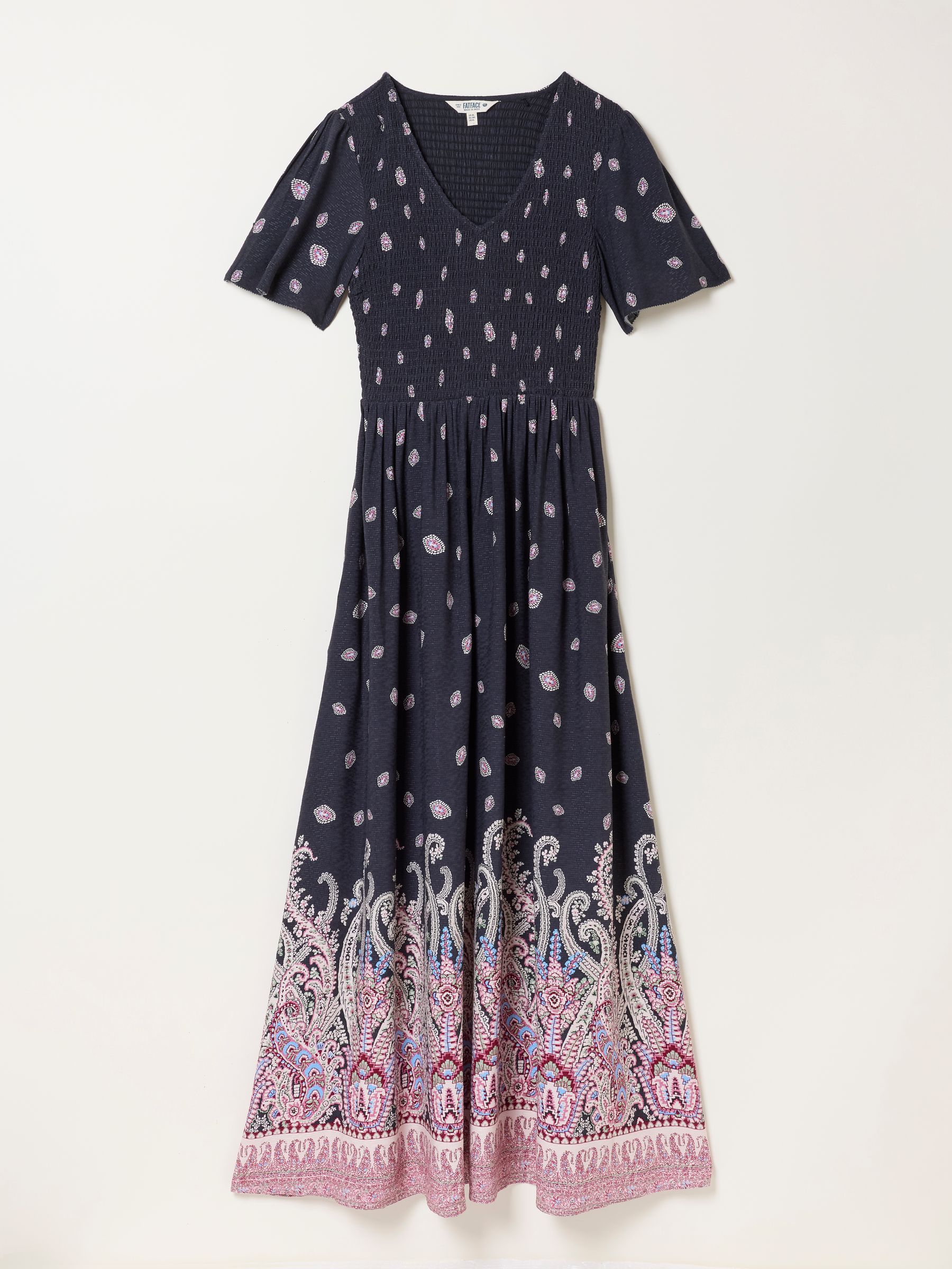 Alma Black Paisley Petite Midi Dress - Image 6 of 6 Alma Black Paisley Petite Midi Dress - Image 6 of 6