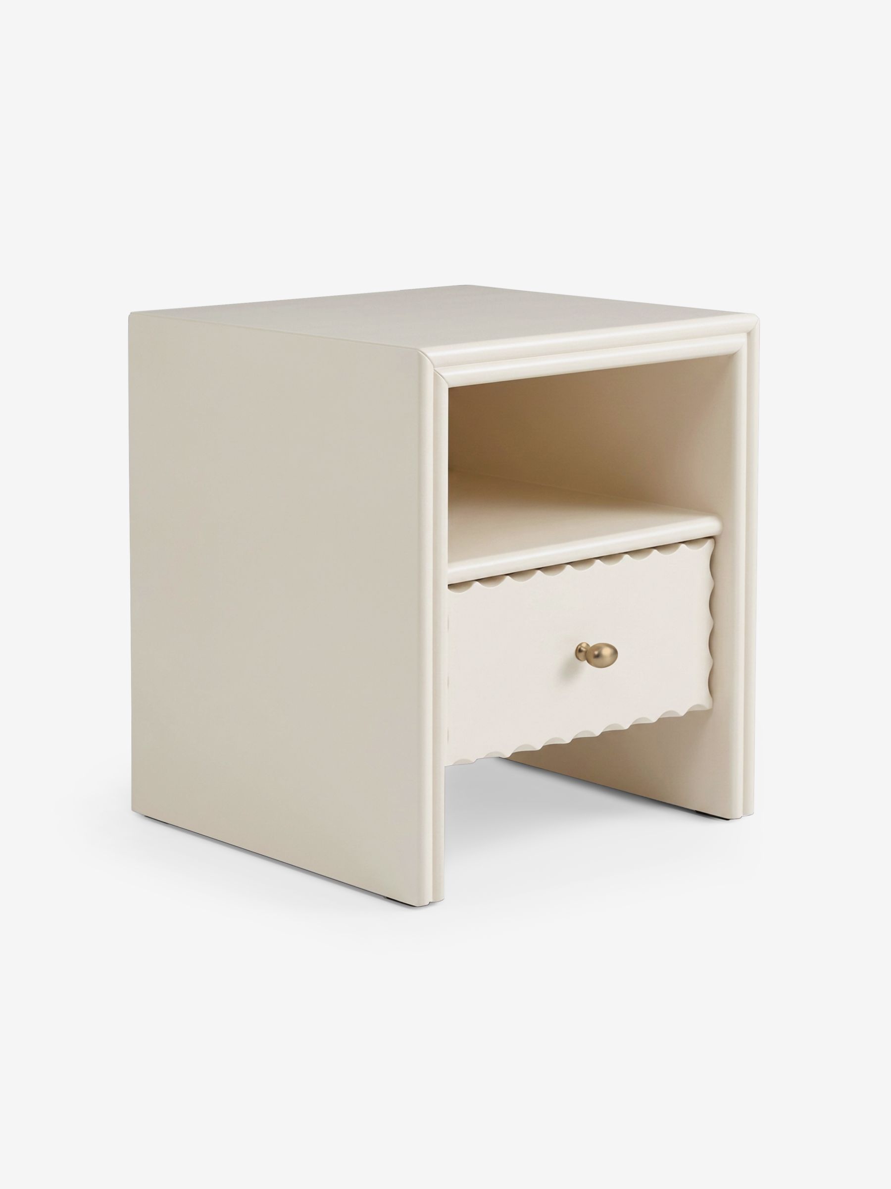 Roisin Bedside Table in Ecru White - Image 5 of 6