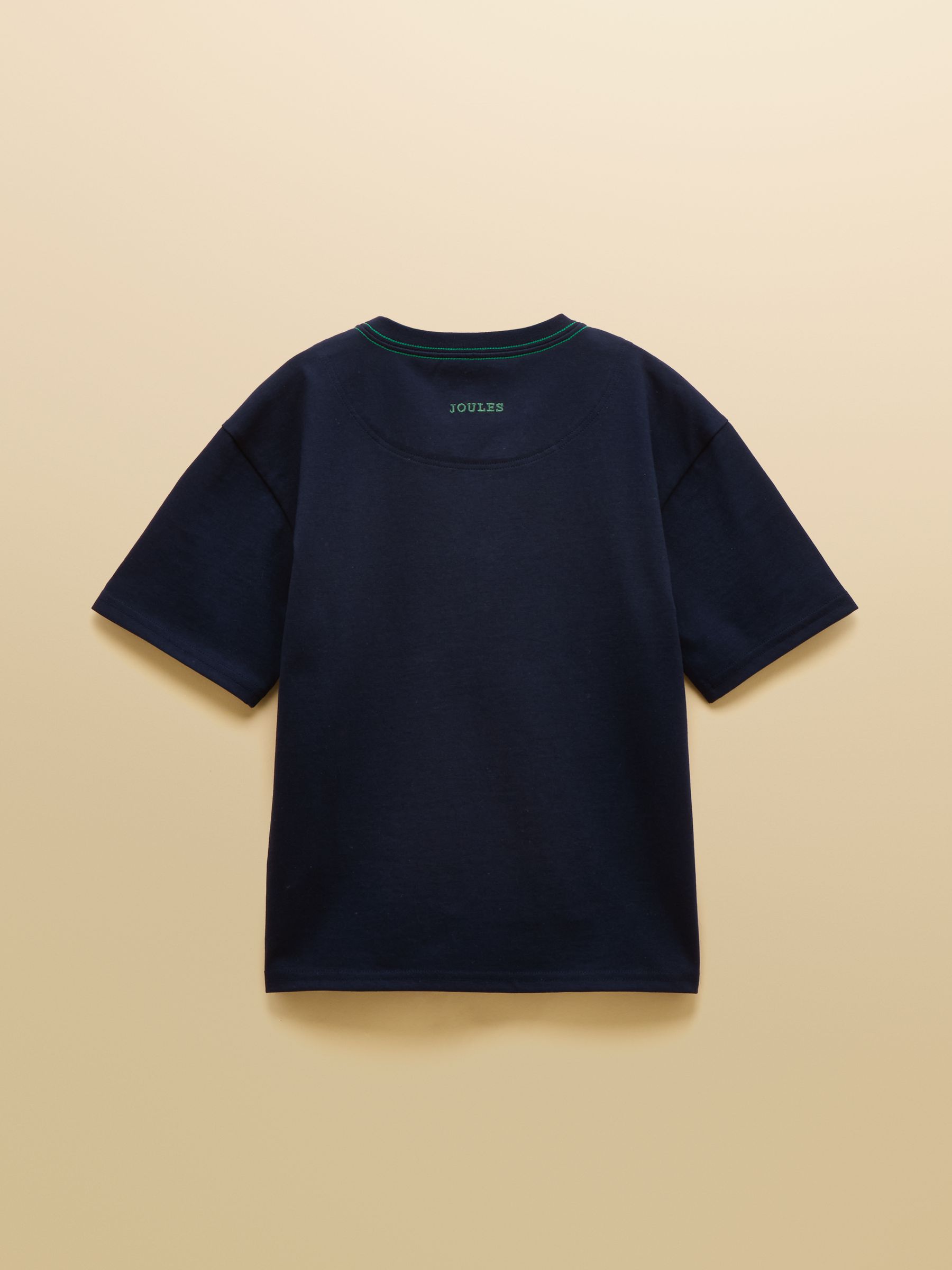 Boys' Archie Navy Applique Graphic T-Shirt - Image 2 of 5