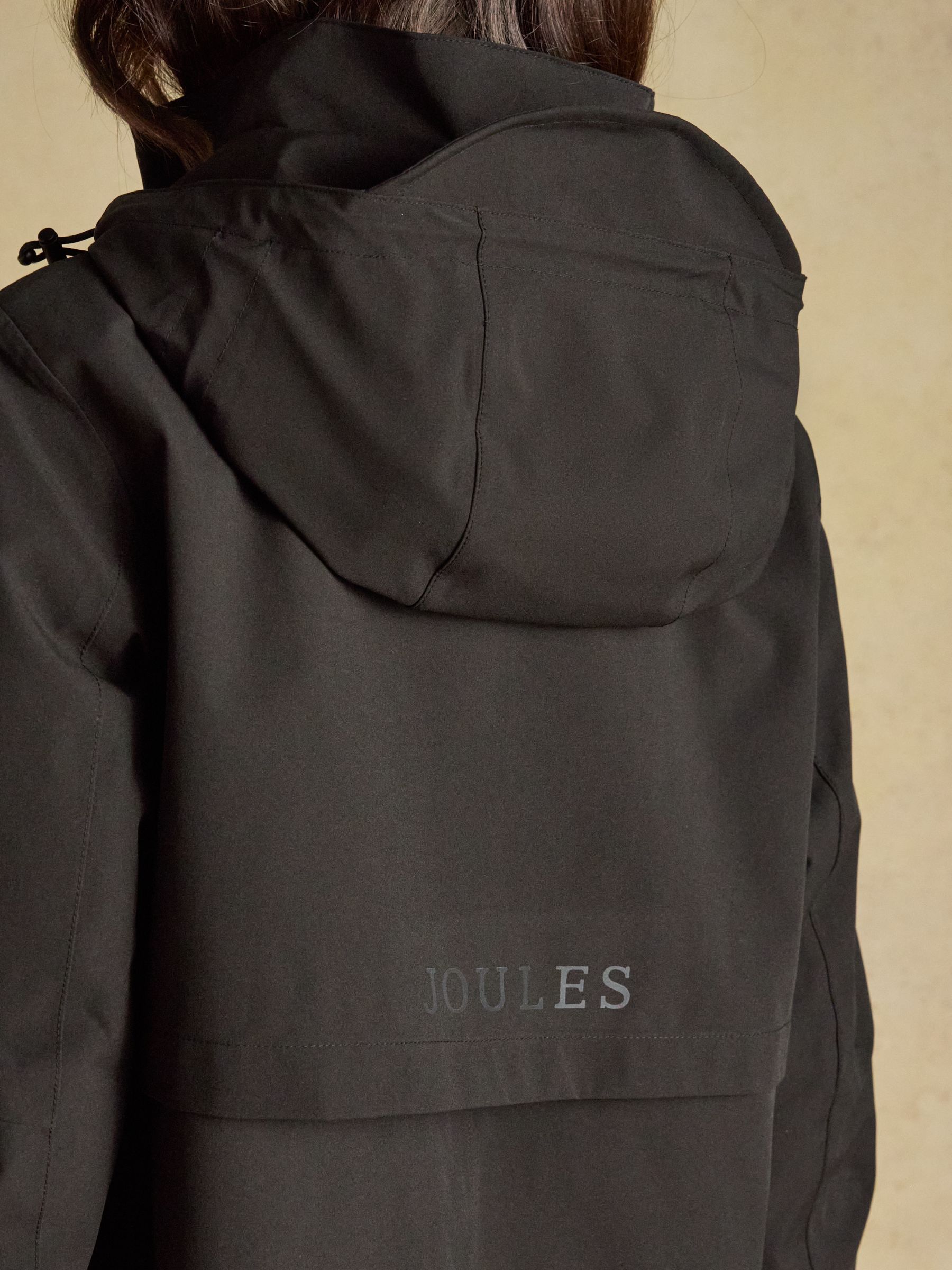 Rainaway Black Waterproof Longline Raincoat with Hood - Image 9 of 11