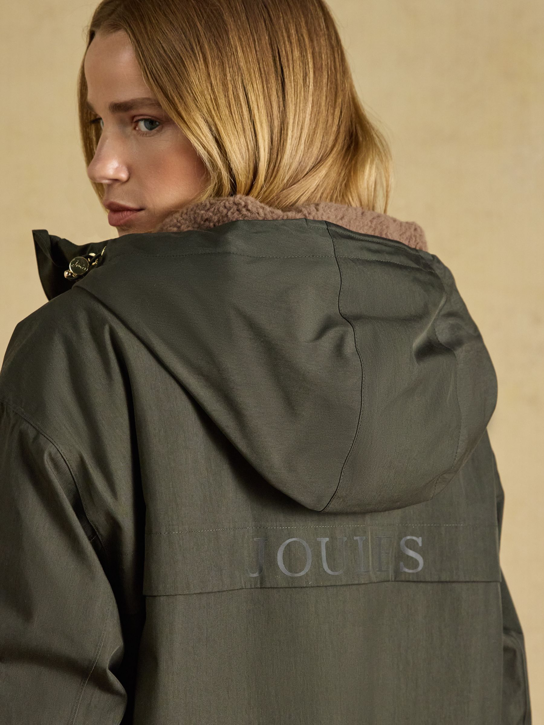 Coverall Green Oversized Fleece Lined Waterproof Coat - Image 7 of 11