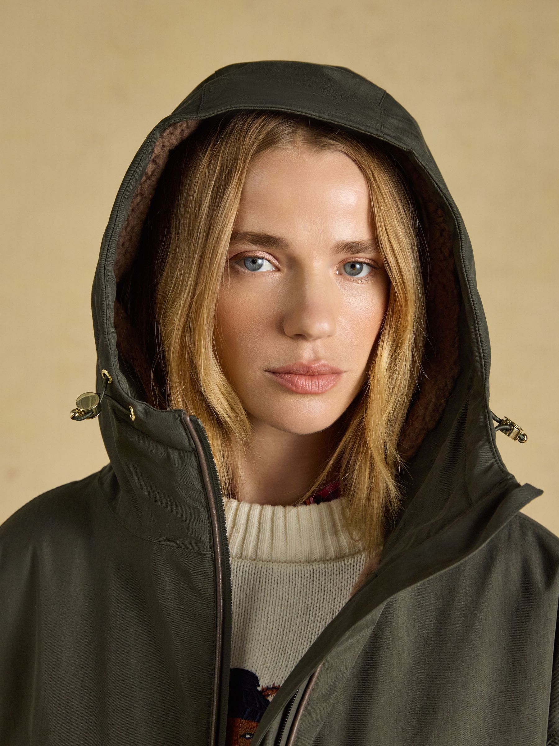 Coverall Green Oversized Fleece Lined Waterproof Coat - Image 9 of 11