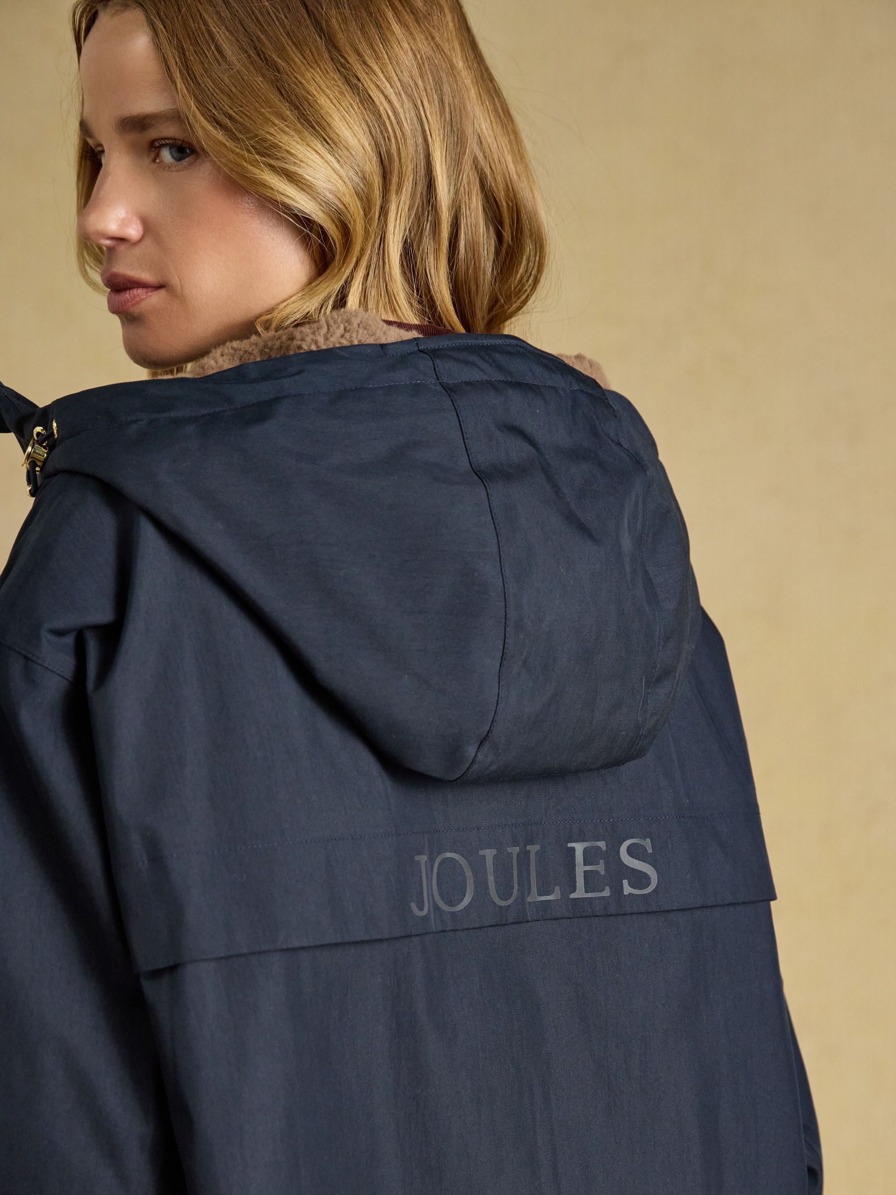 Coverall Navy Oversized Fleece Lined Waterproof Coat - Image 12 of 13