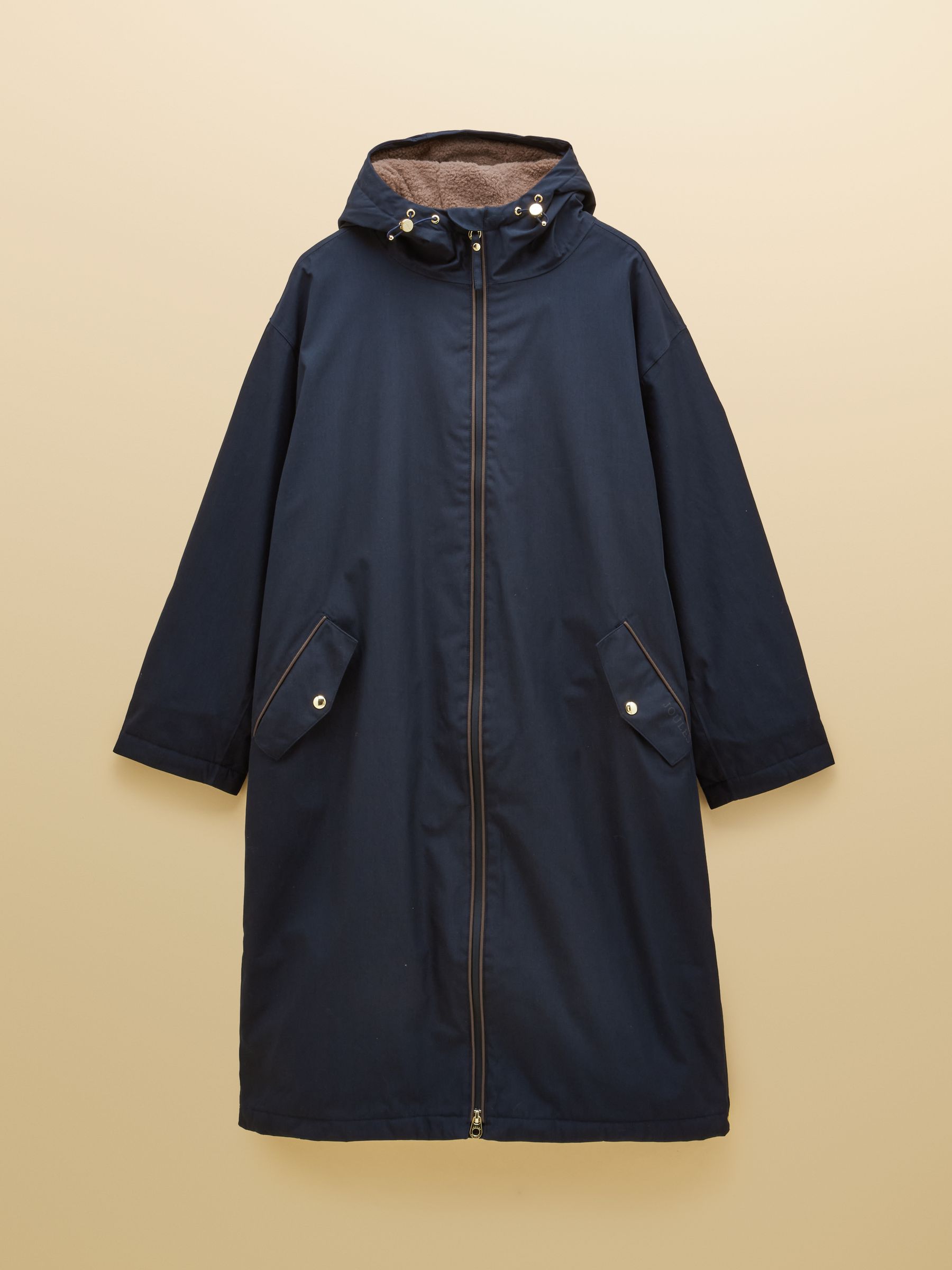 Coverall Navy Oversized Fleece Lined Waterproof Coat - Image 13 of 13