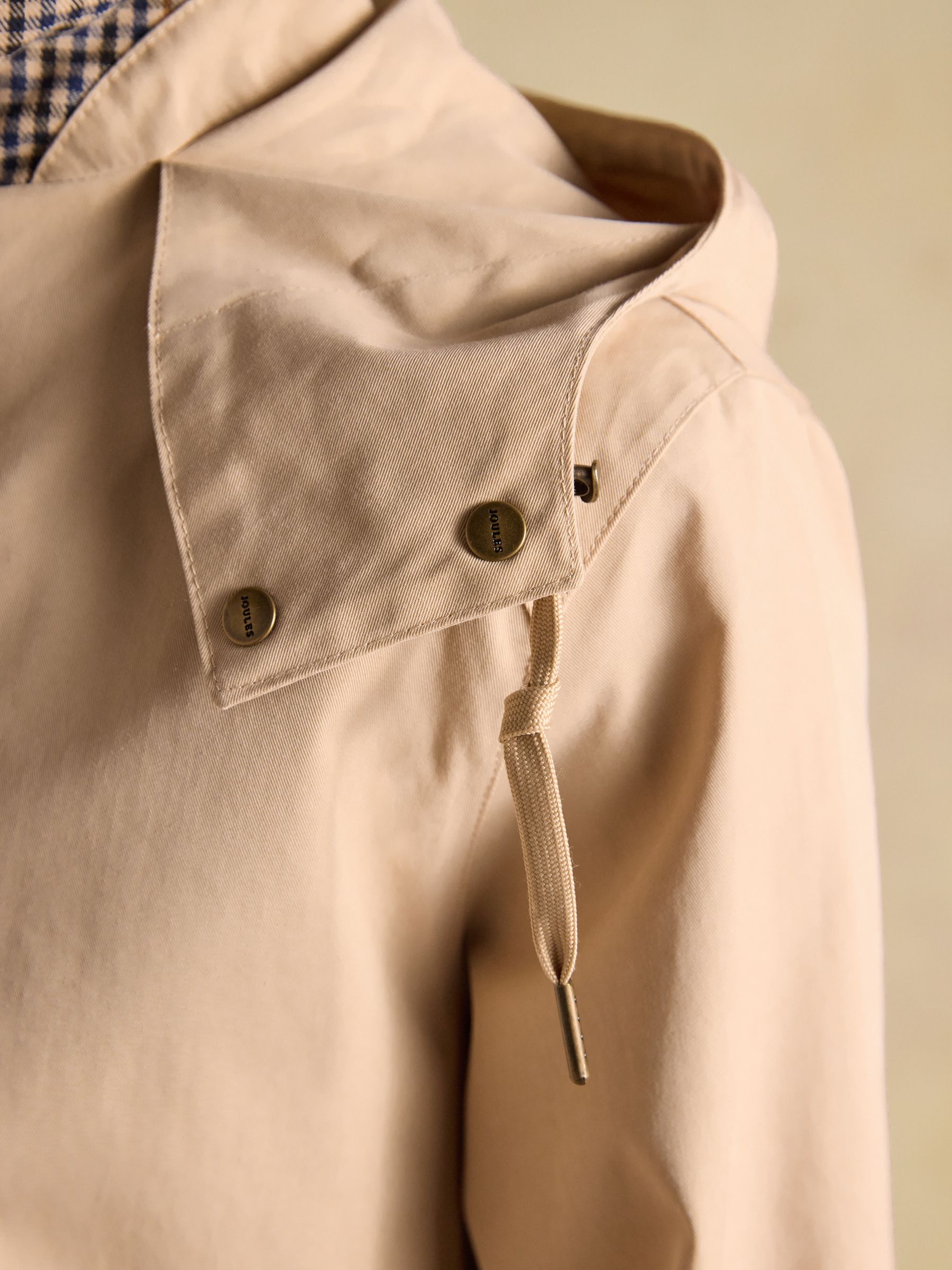 Rainmore Tan Brown Waterproof Button Through Raincoat - Image 10 of 11