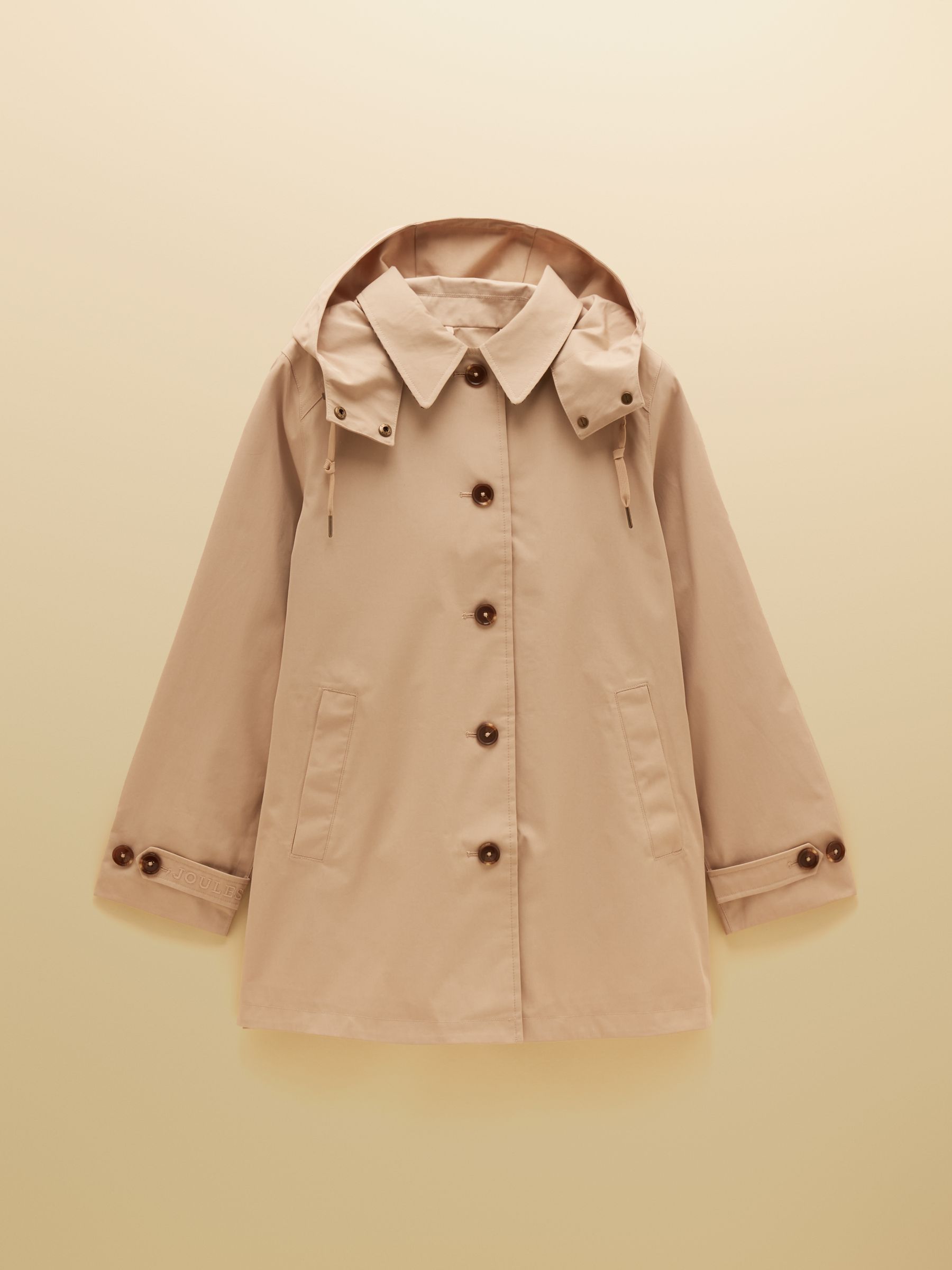 Rainmore Tan Brown Waterproof Button Through Raincoat - Image 11 of 11