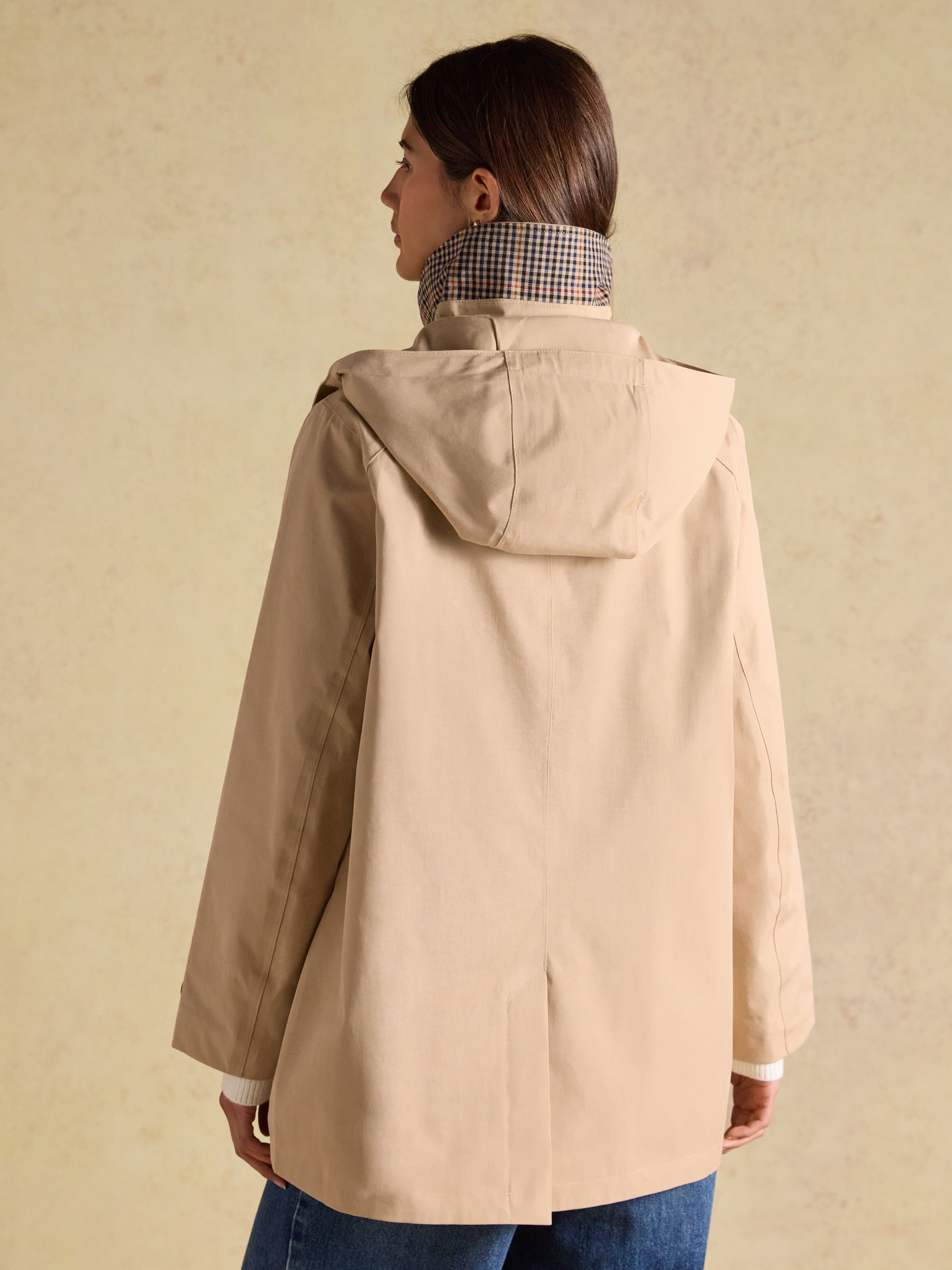 Rainmore Tan Brown Waterproof Button Through Raincoat - Image 2 of 11