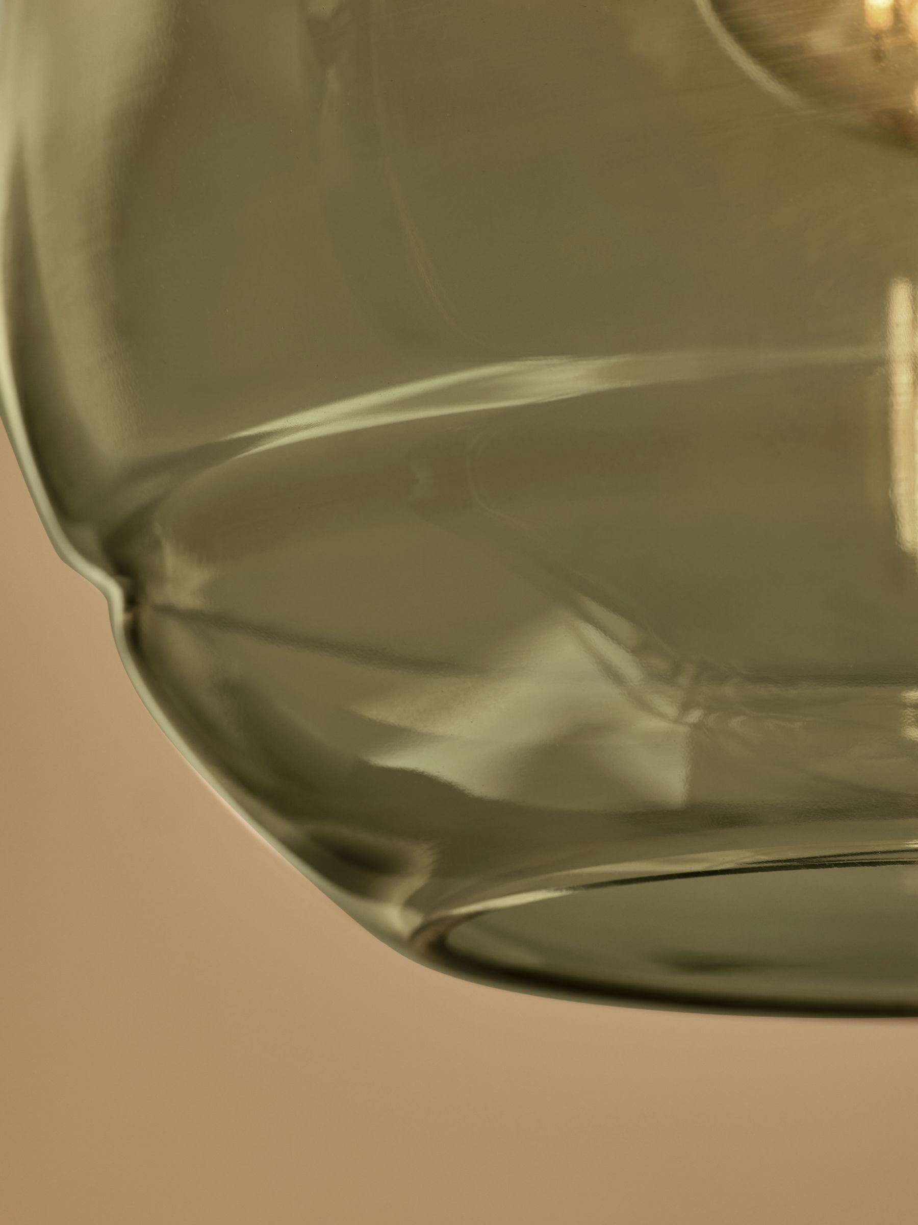 Green Mika Easyfit Glass Shade - Image 3 of 3