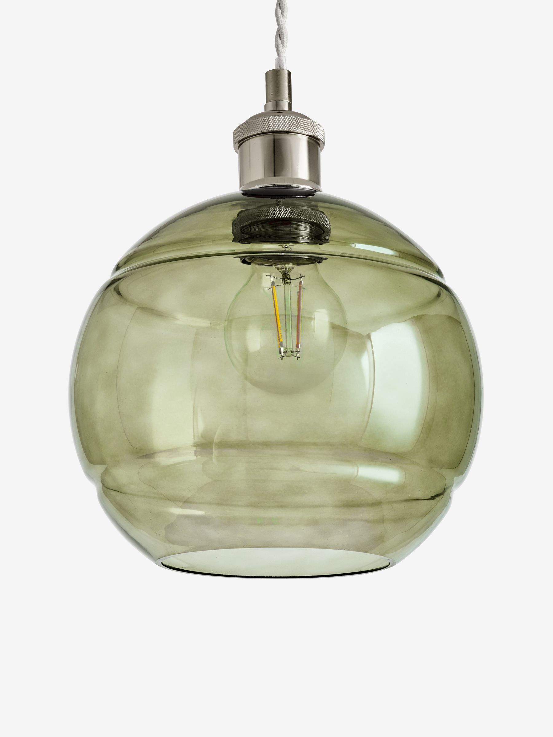 Green Mika Easyfit Glass Shade - Image 5 of 5