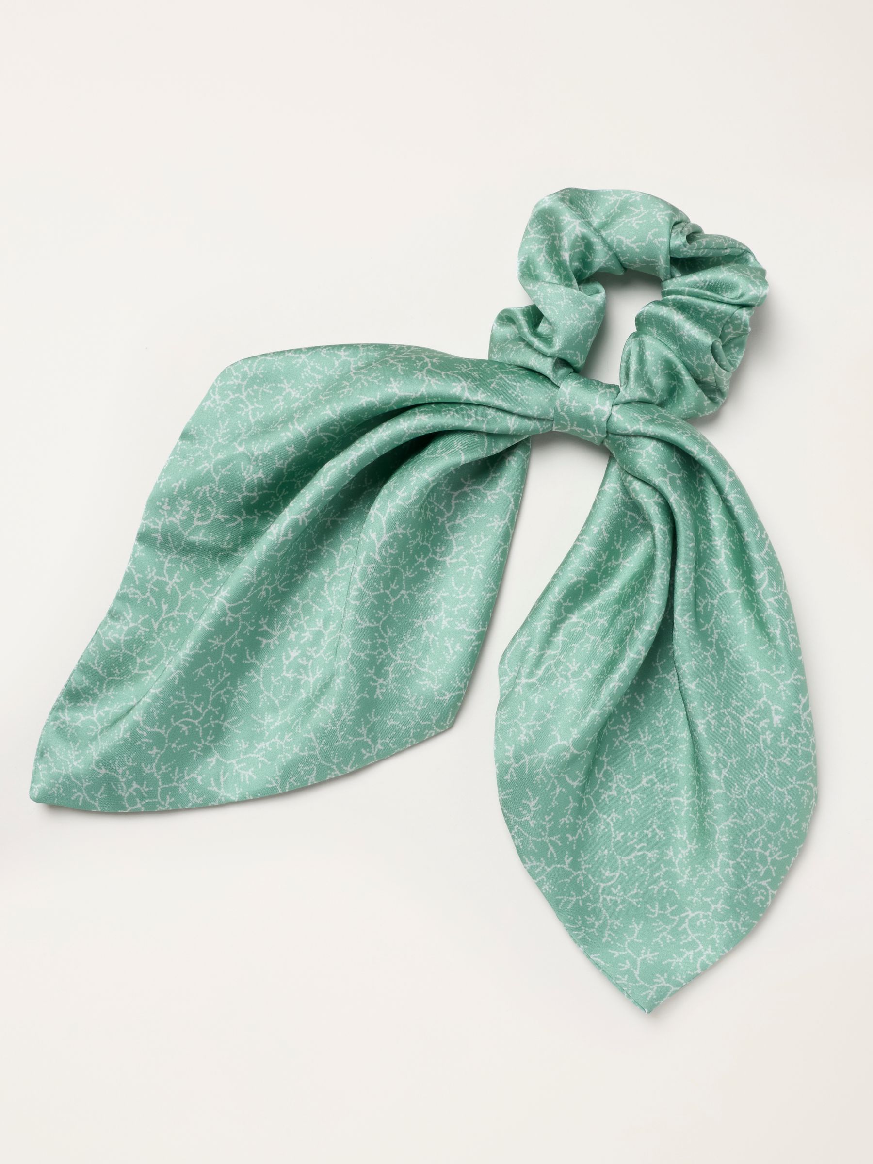 Green Coral Tie Scrunchie - Image 1 of 2