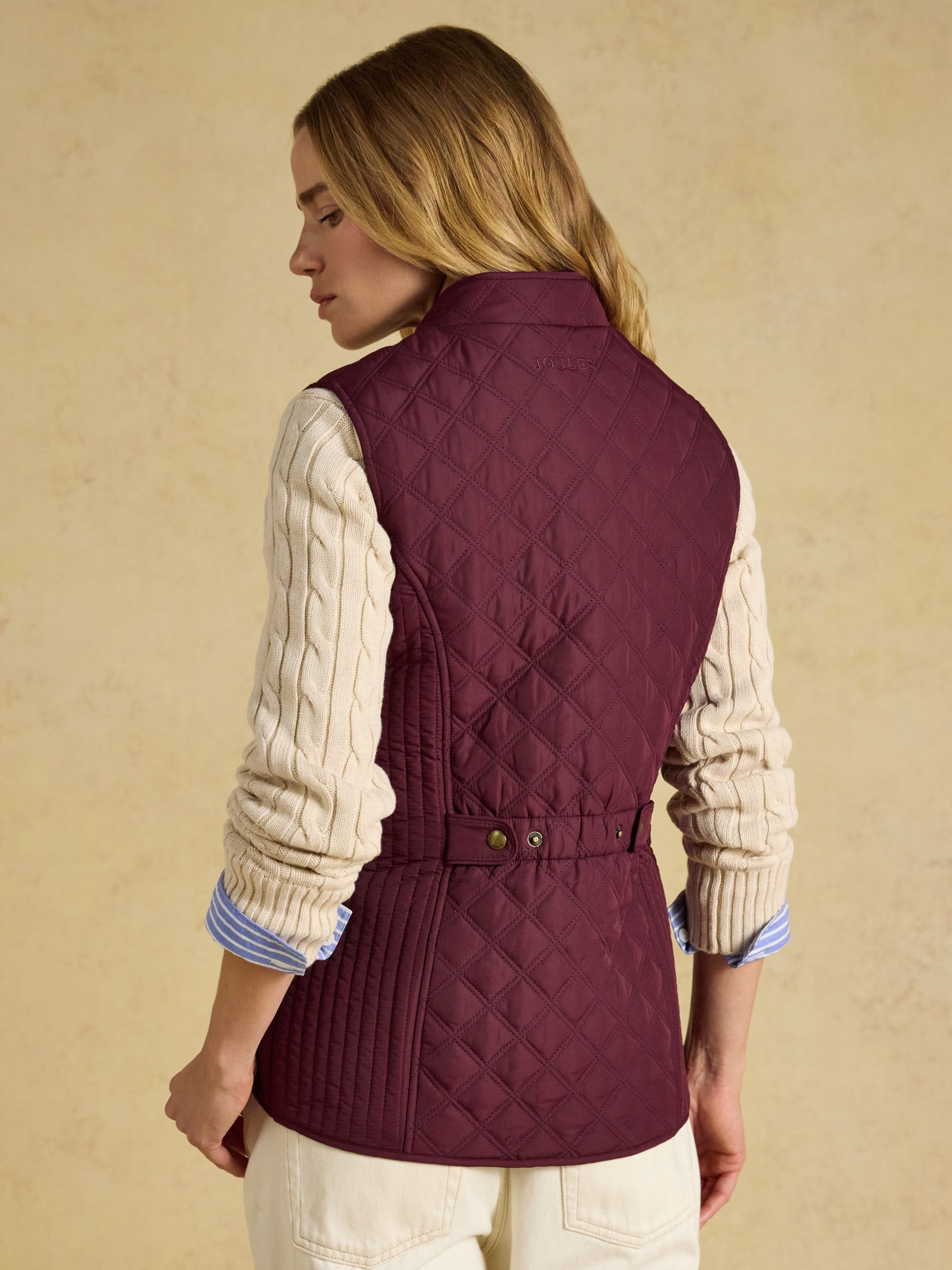 Minx Port Showerproof Diamond Quilted Gilet - Image 2 of 7