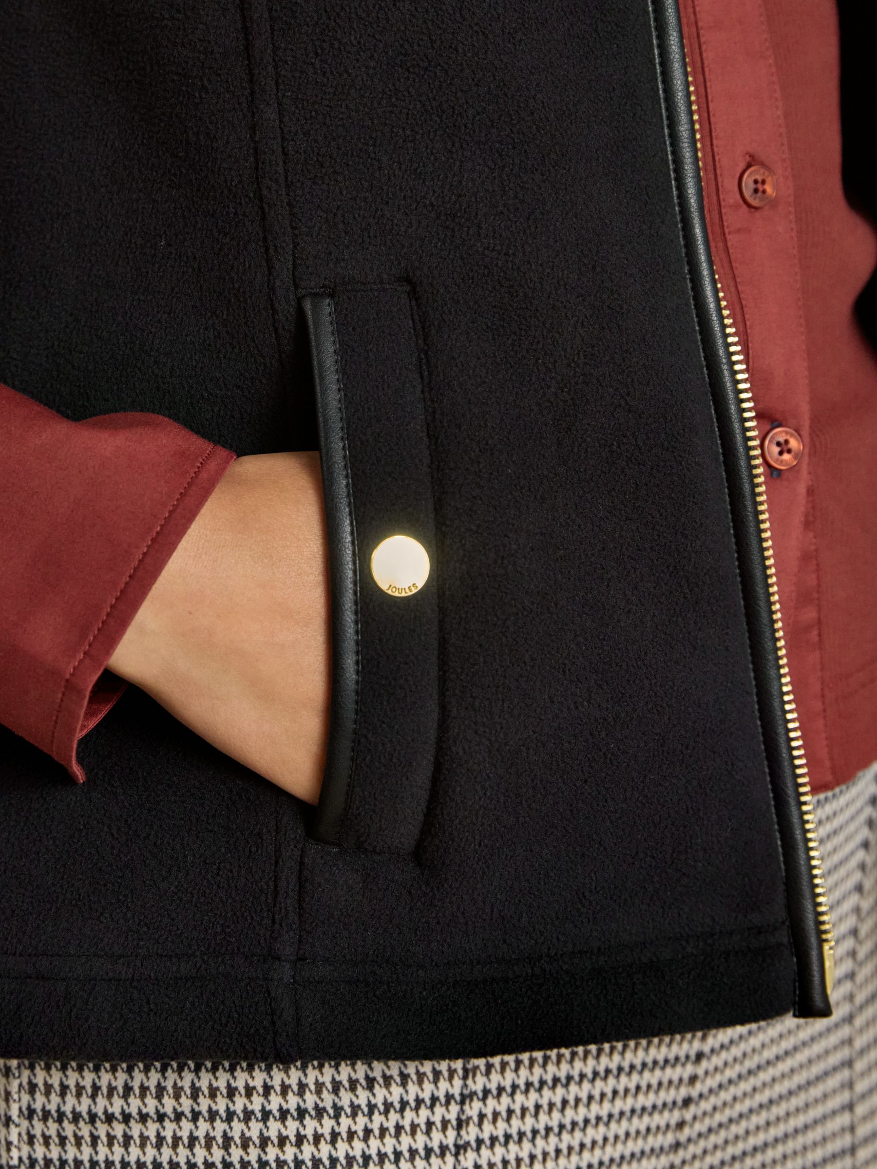 Heritage Black Regular Polar Fleece Gilet - Image 5 of 8