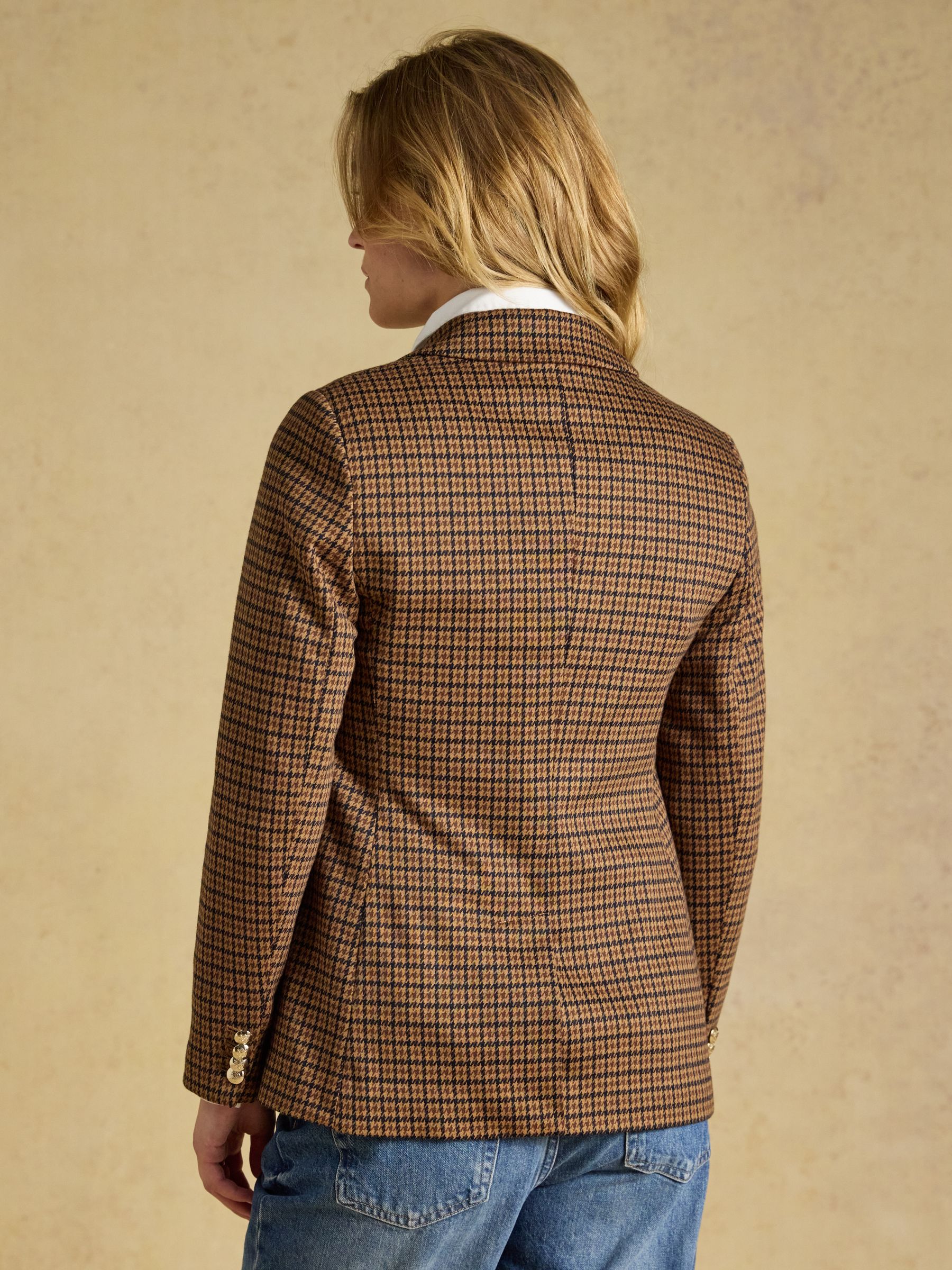 Albury Check Jersey Blazer - Image 2 of 8