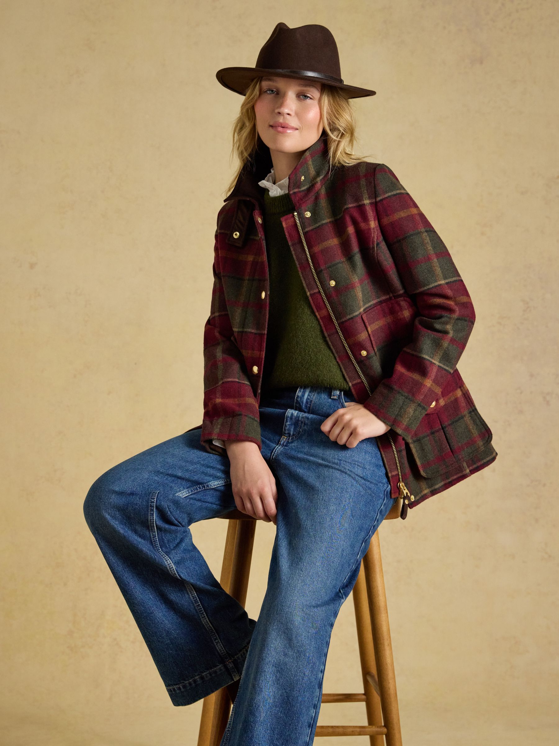 Classic Fieldcoat Red Check With Wool - Image 3 of 10