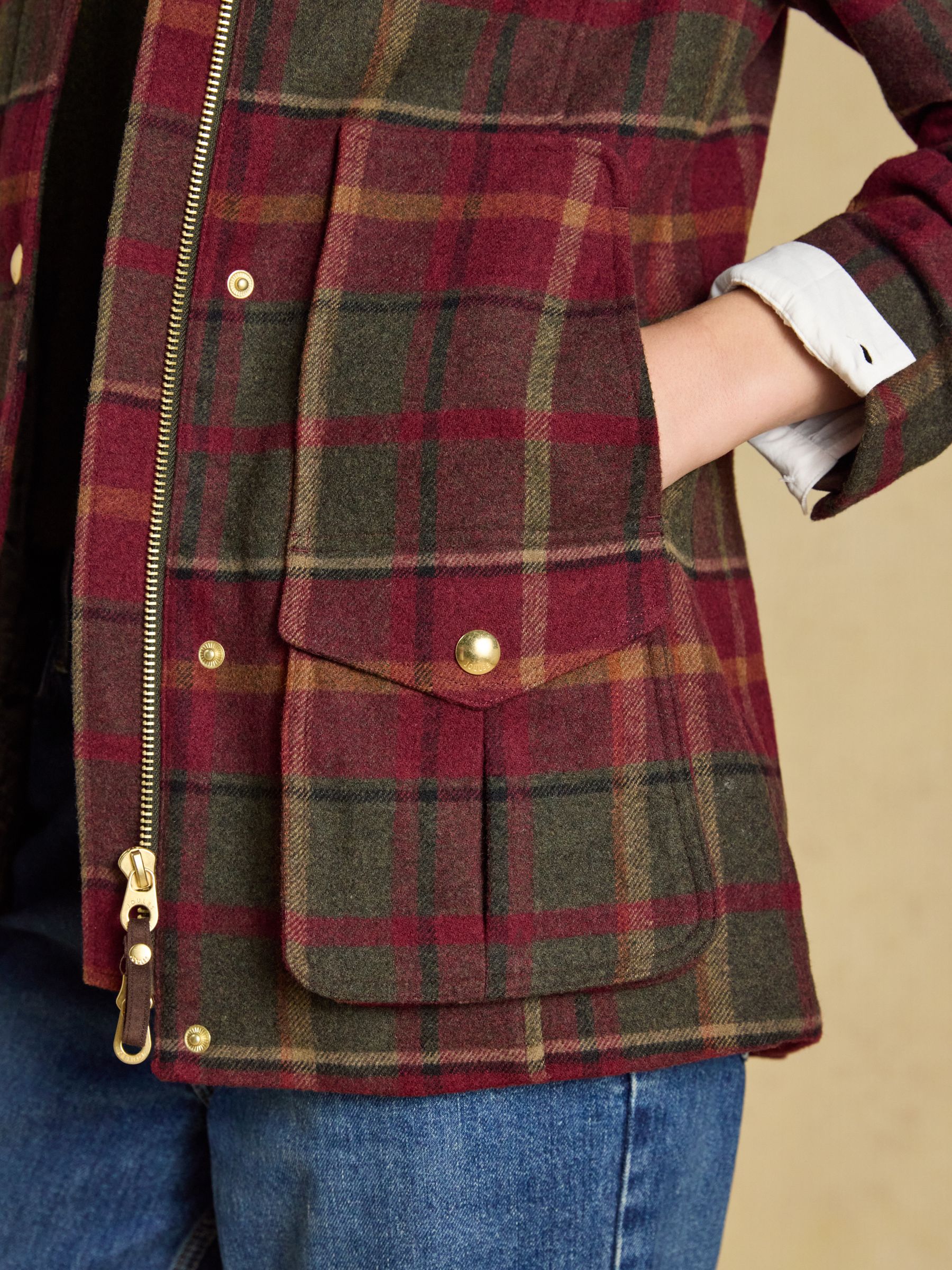 Classic Fieldcoat Red Check With Wool - Image 7 of 10