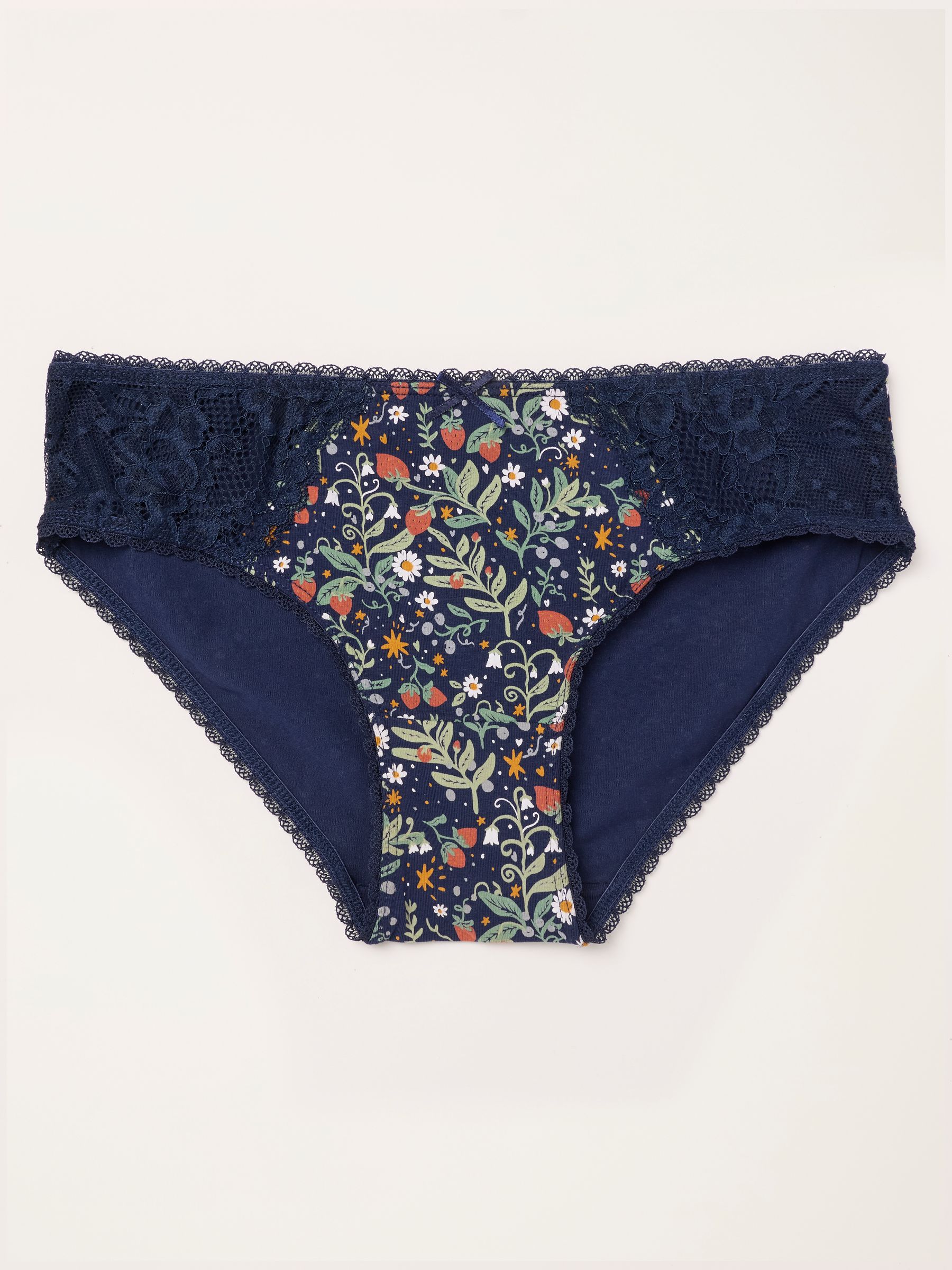 Green Wild Strawberry Classic Knickers - Image 1 of 2