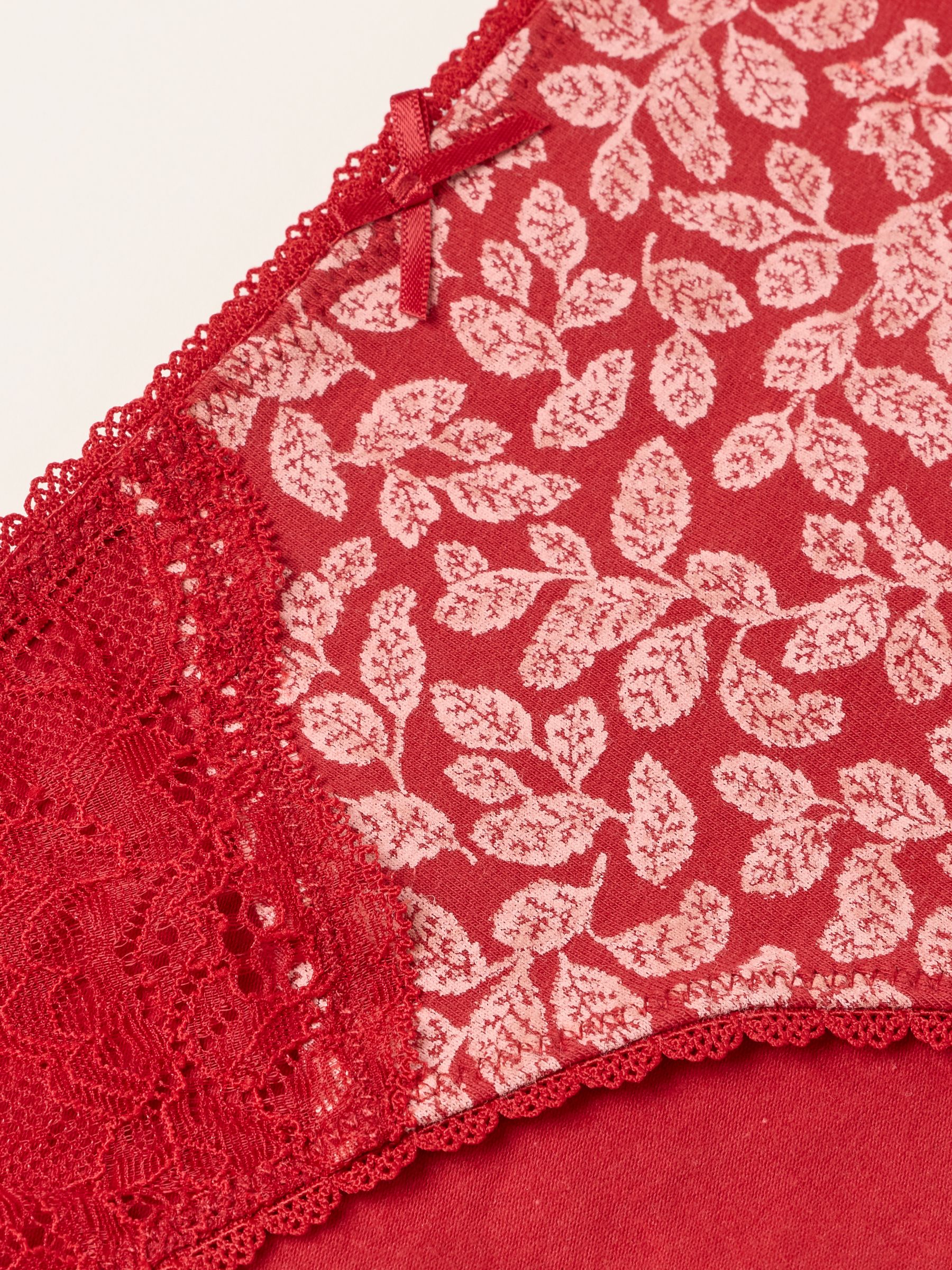 Rust Red Autumn Leaves Classic Knickers - Image 2 of 2